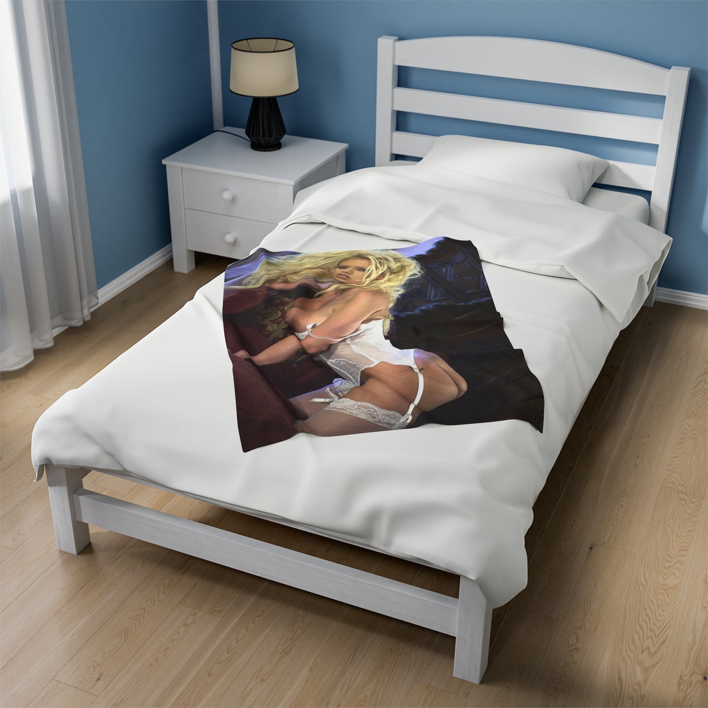 Velveteen Plush Blanket Pornstar Jenna Jameson Nude