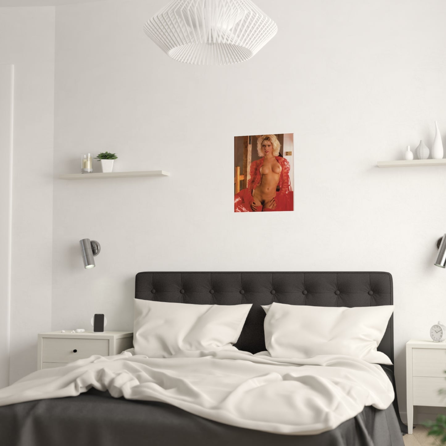 Satin Posters (210gsm) Retro Adult Star Jo Guest Nude