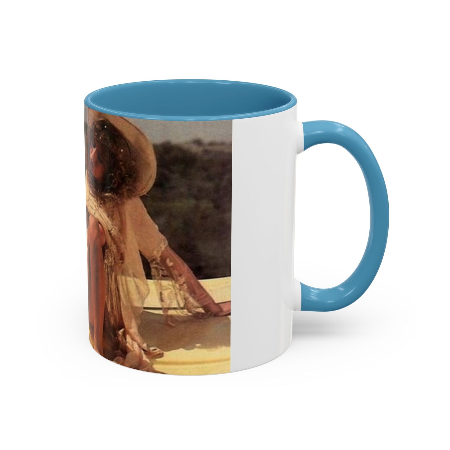 Accent Coffee Mug (11, 15oz) Traci Lords Nude Retro Pornstar Sex