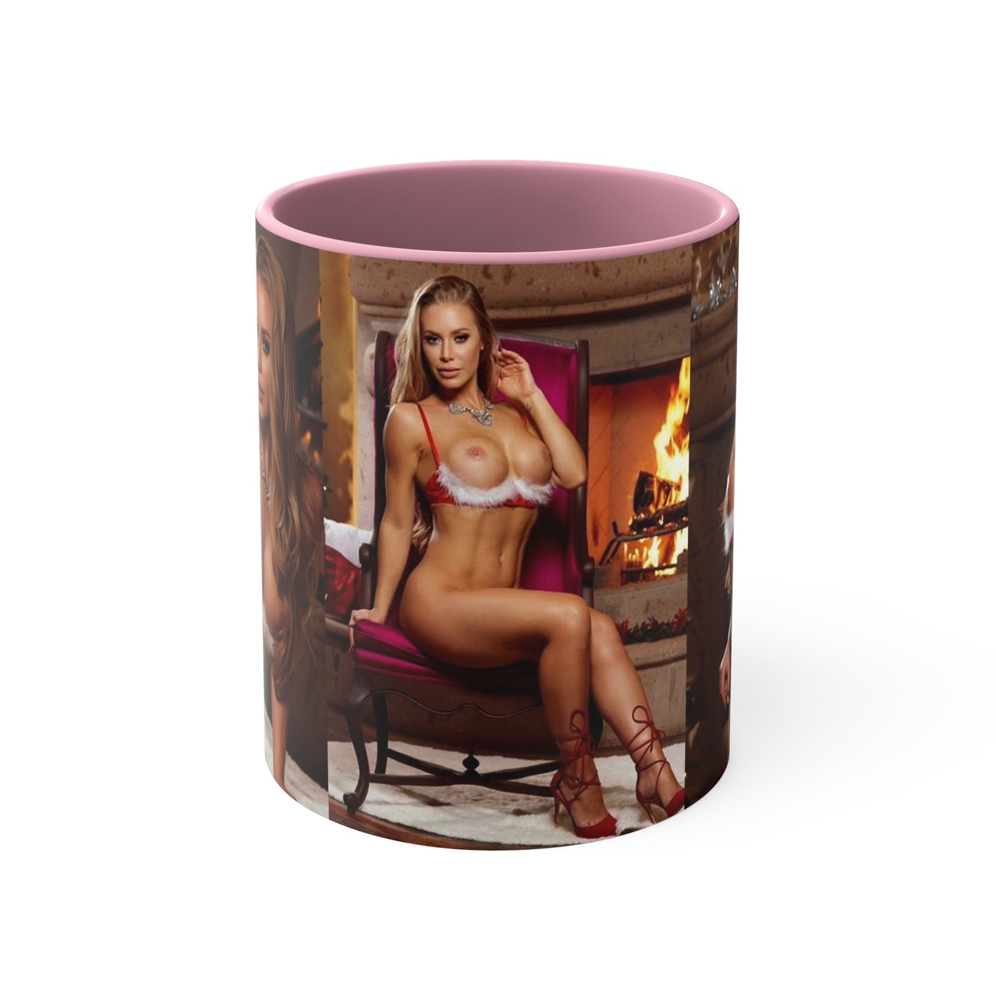 Accent Coffee Mug, 11oz Pornstar Nicole Aniston Nude Christmas