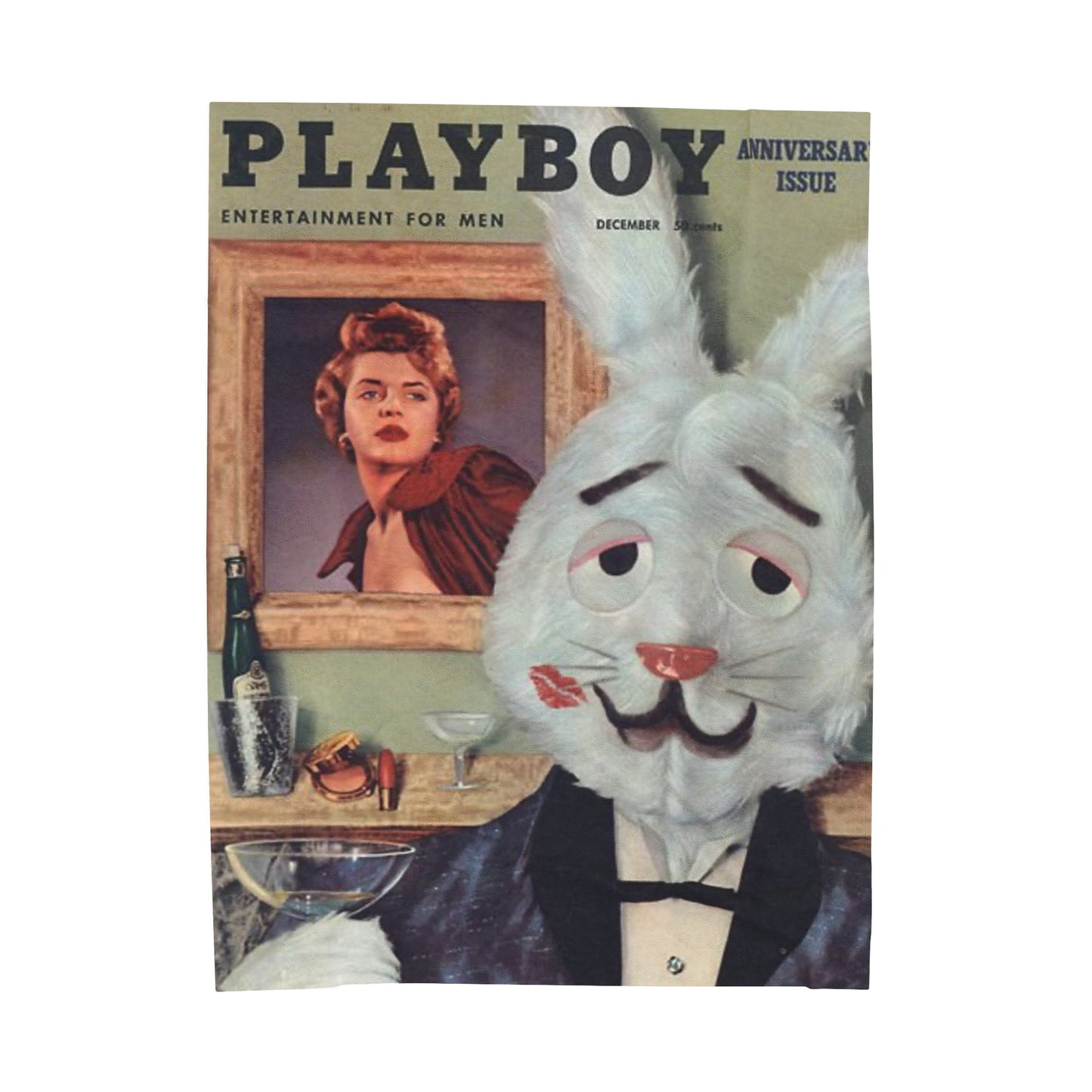 Velveteen Plush Blanket Magazine Cover December 1954