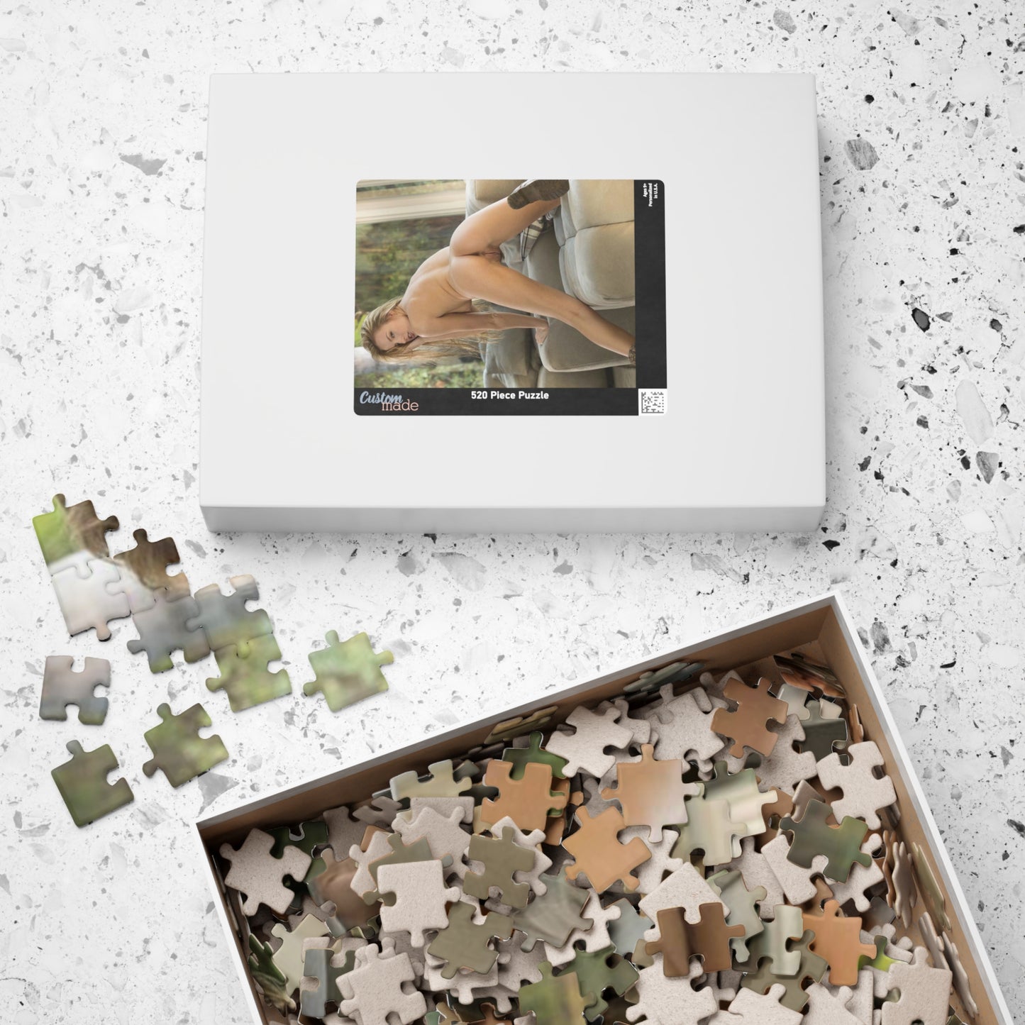 Puzzle (110, 252, 500, 1014-piece) Pet 2018 Scarlett Sage Nude 3