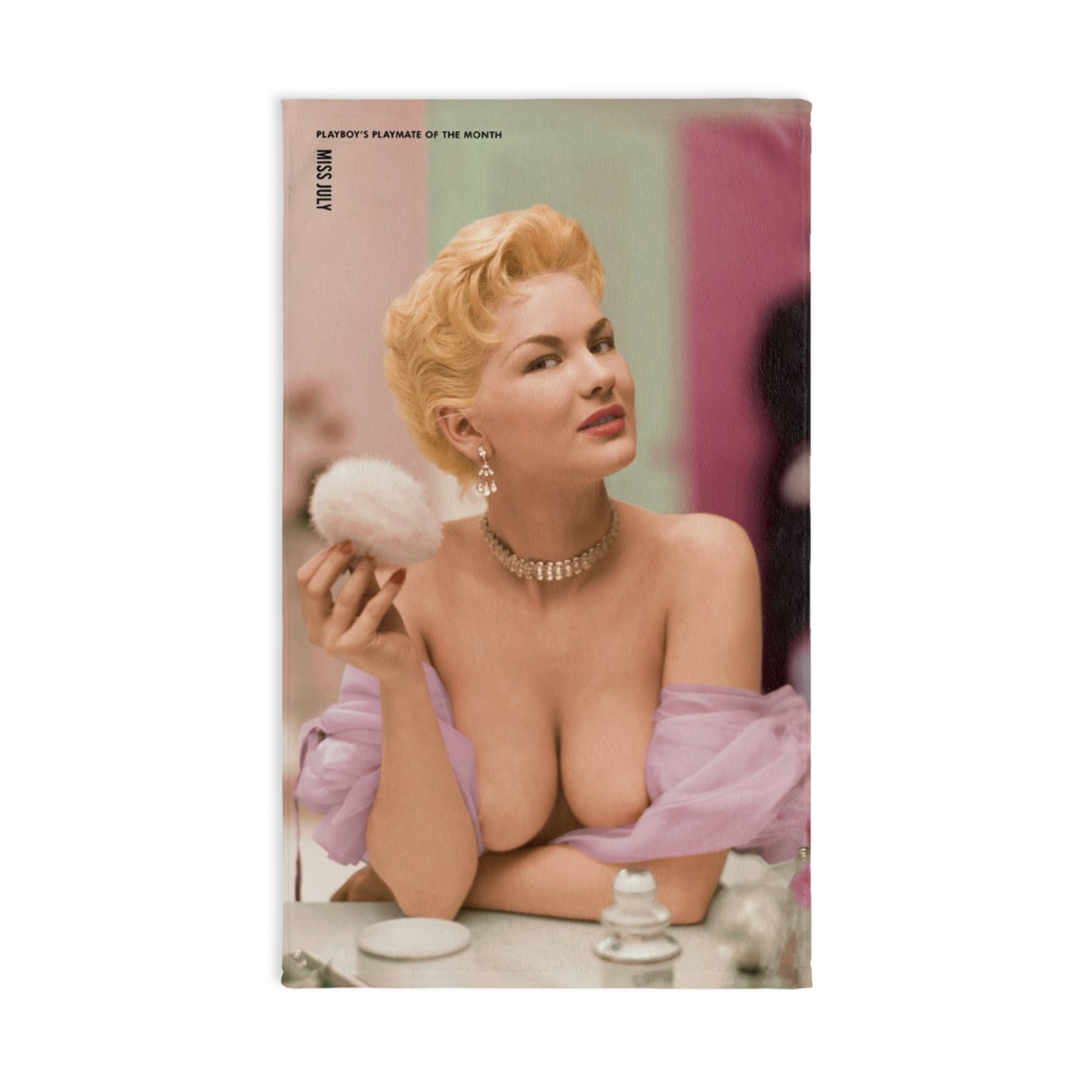 Hand Towel Playboy Playmate July 1955 Janet Pilgrim