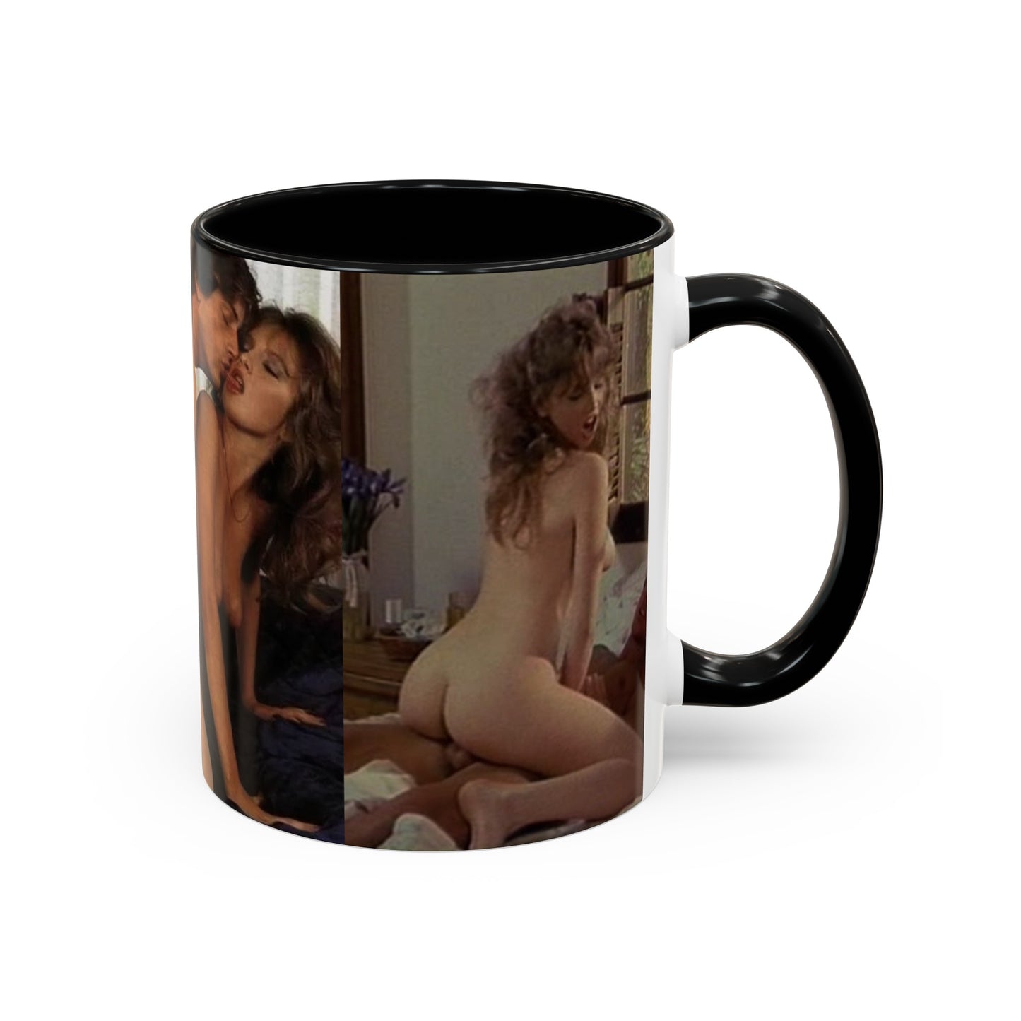 Accent Coffee Mug (11, 15oz) Retro Porn Star Traci Lords Nude Naked