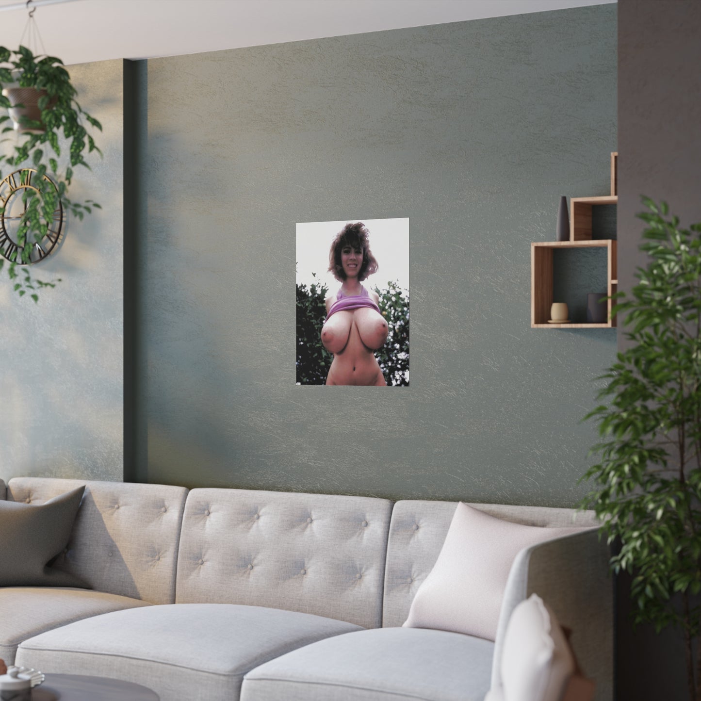 Satin Posters (210gsm) Retro Adult Star Christy Canyon Nude