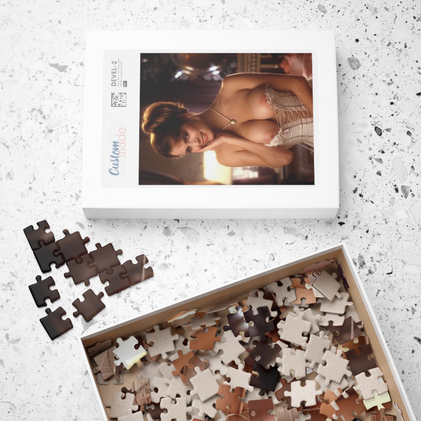 Puzzle (110, 252, 500, 1014-piece) Playboy Playmate December 1982 Charlotte Kemp