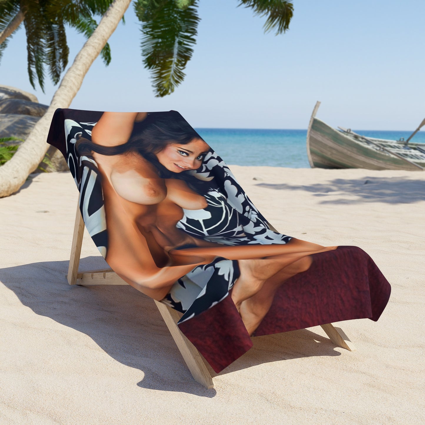 Beach Towel Cynthia Myers Nude