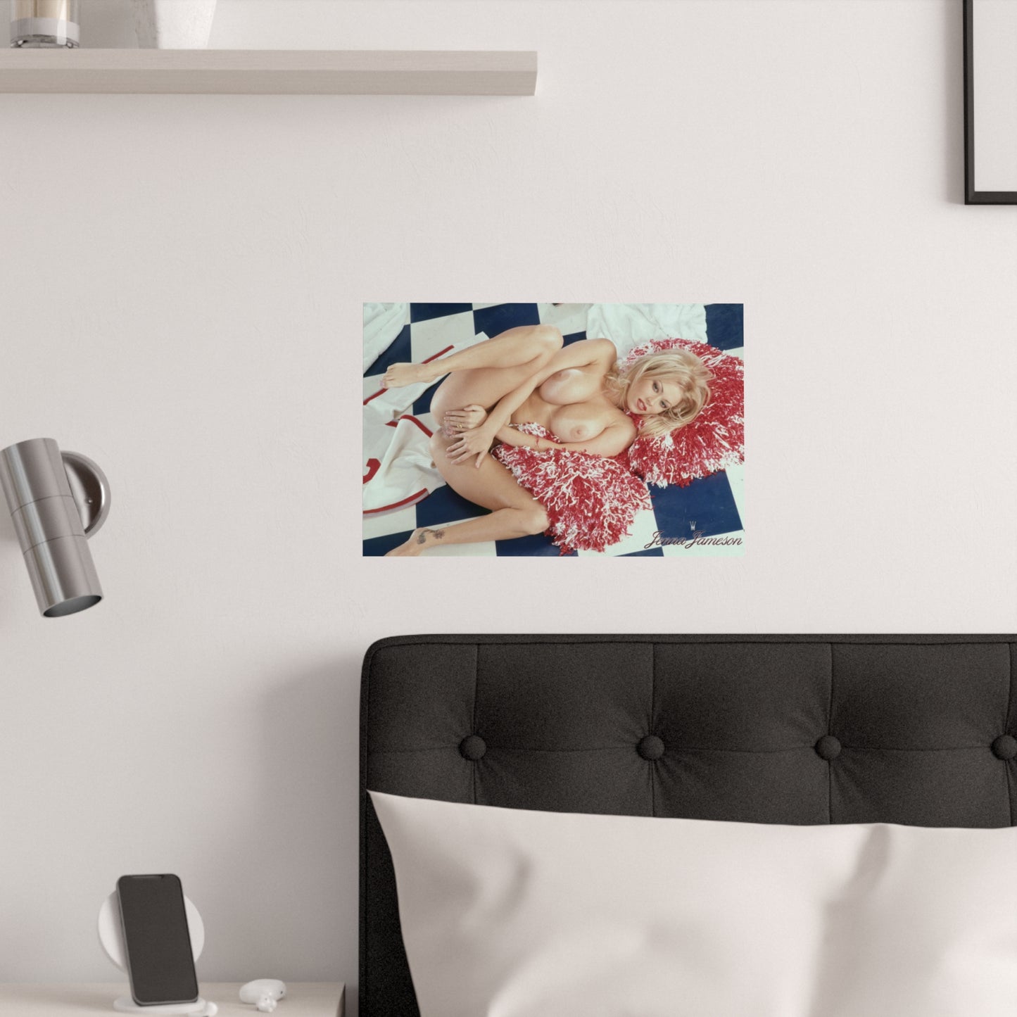 Satin Posters (210gsm) Jenna Jameson Nude Cheerleader