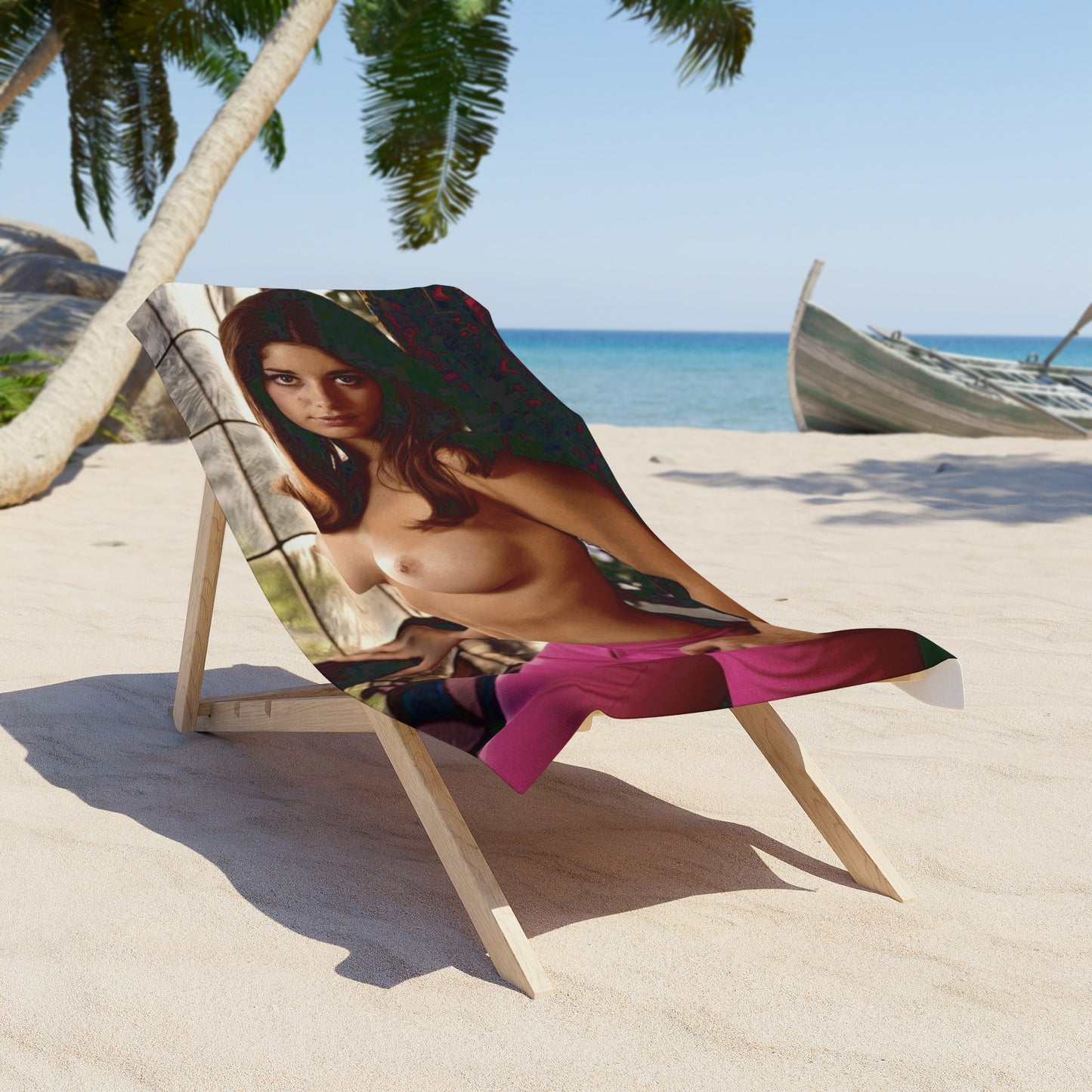 Beach Towel Playboy Playmate May 1970 Jennifer Liano