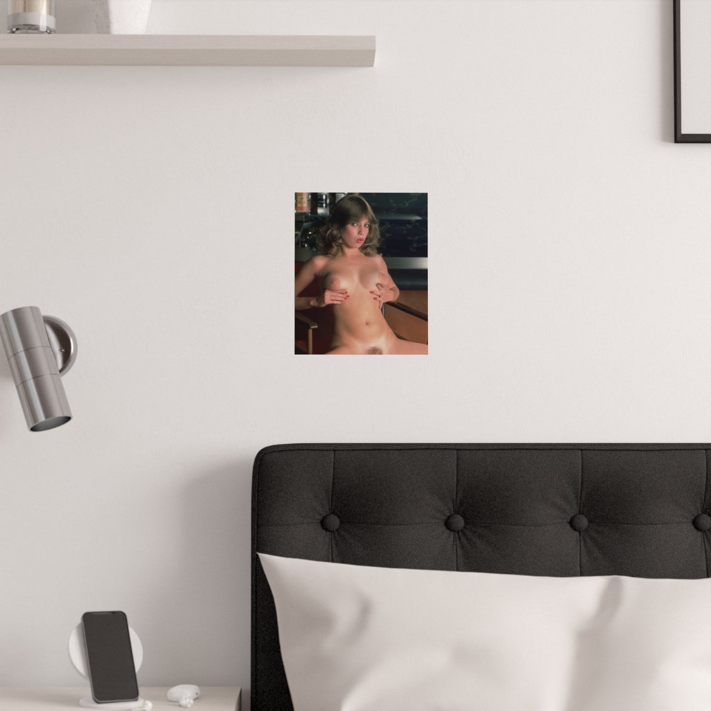 Satin Posters (210gsm) Retro Porn Star 1980s Traci
