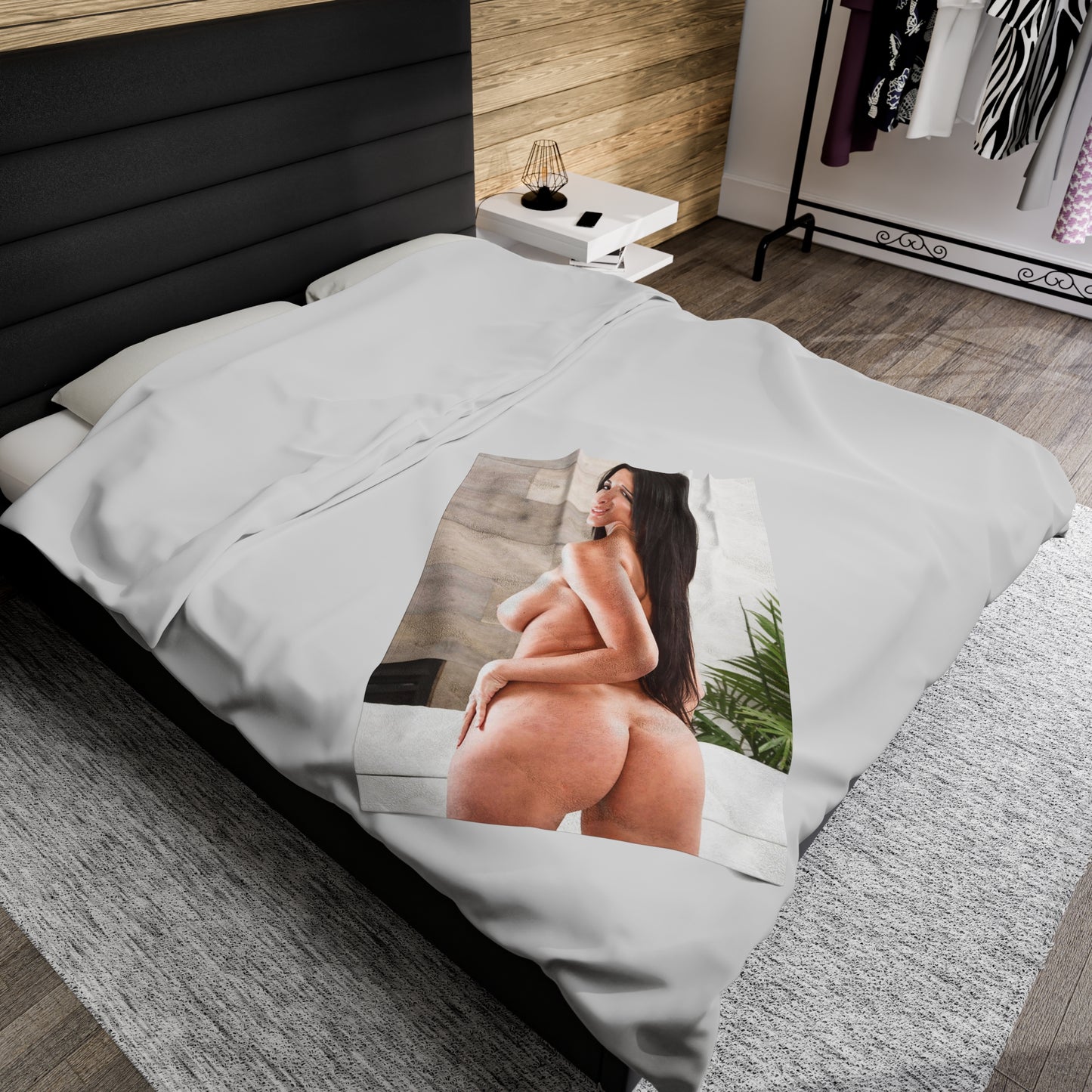 Velveteen Plush Blanket Porn Star Anissa Kate Nude