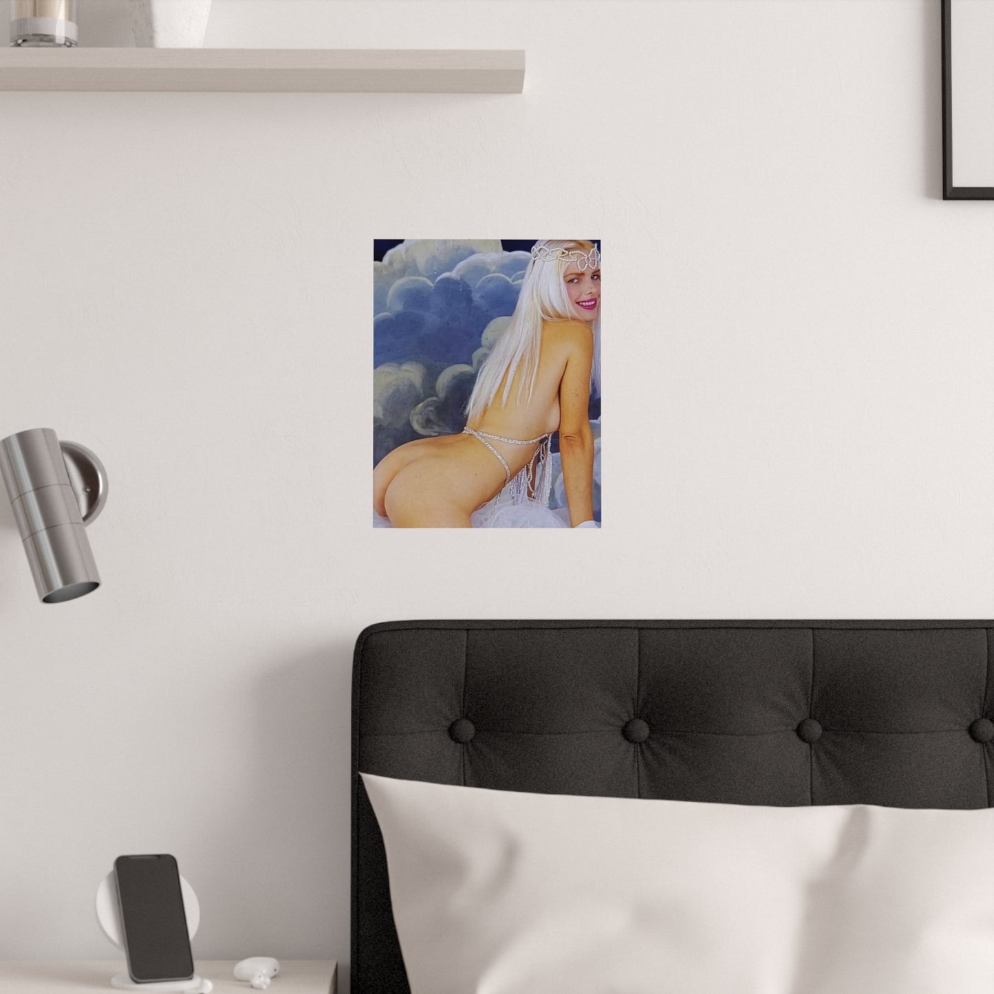 Satin Posters (210gsm) Retro Porn Star Cicciolina (Ilona Staller) Nude