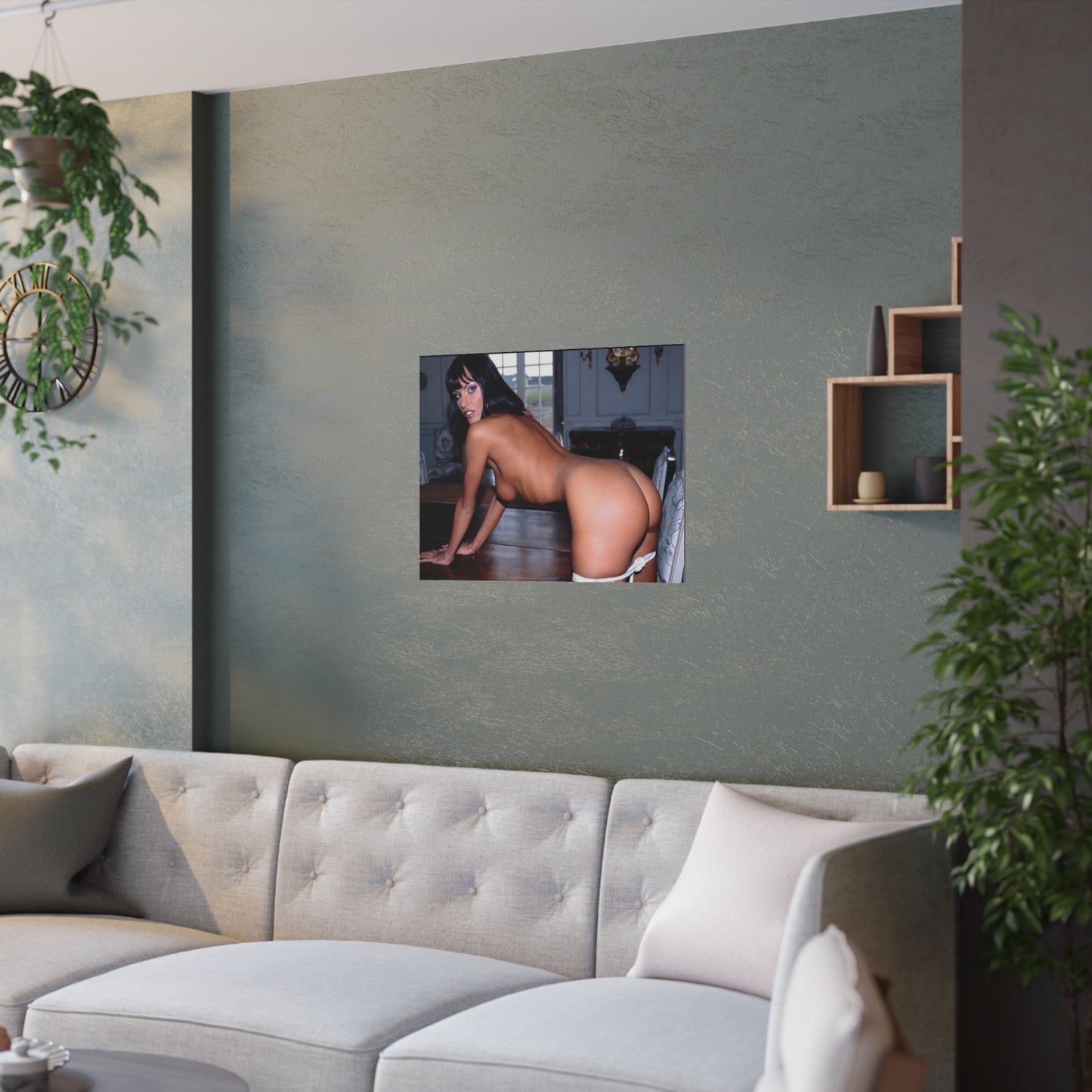 Satin Posters (210gsm) Retro Pornstar Anita Blond