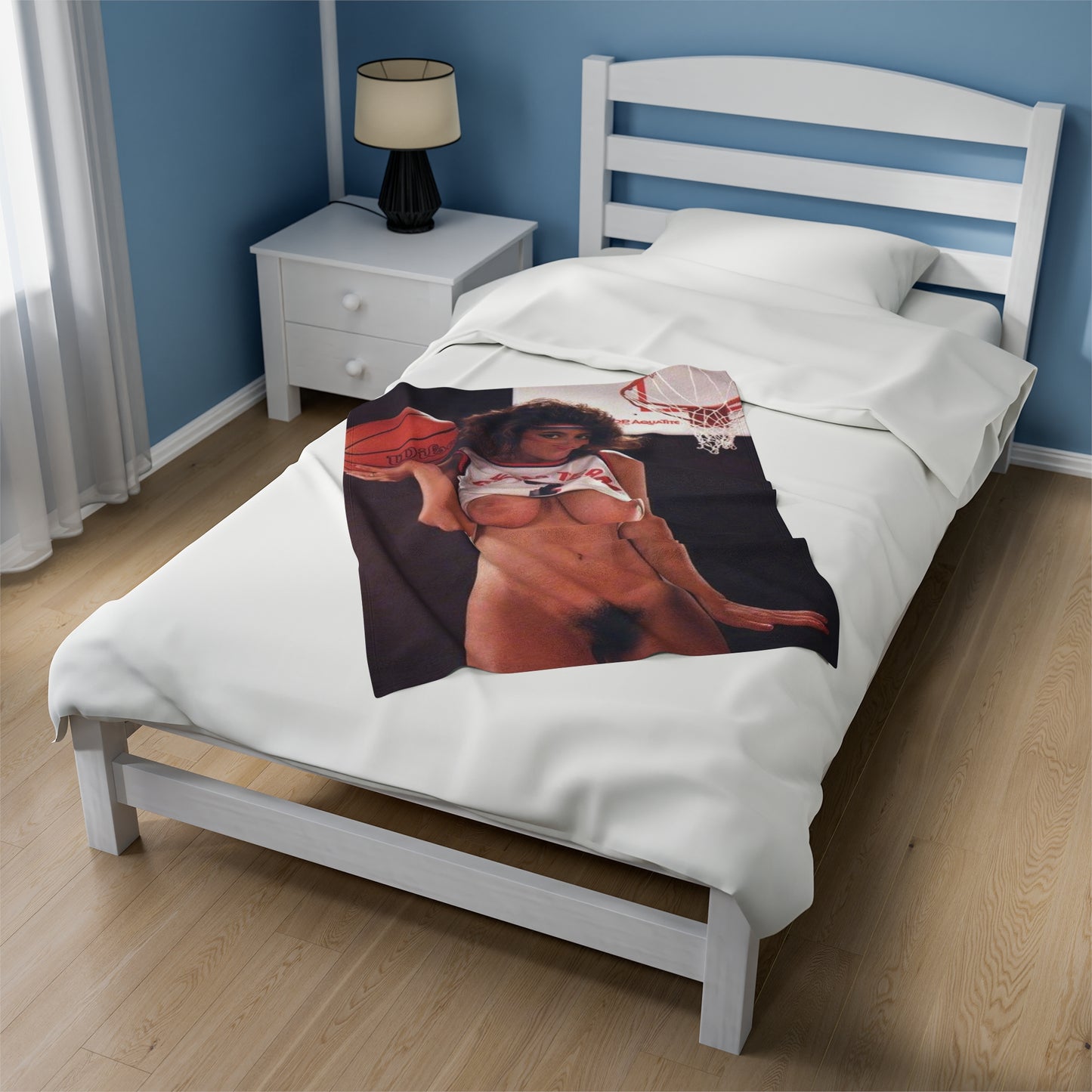 Velveteen Plush Blanket Retro Porn Star Christy Canyon Nude