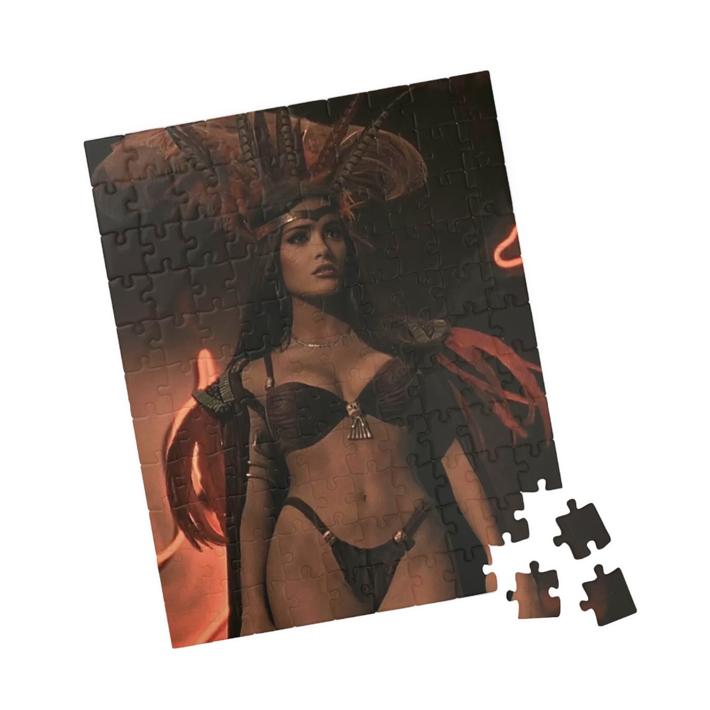 Puzzle (110, 252, 520, 1014-piece) Salma Hayek Dusk til Dawn