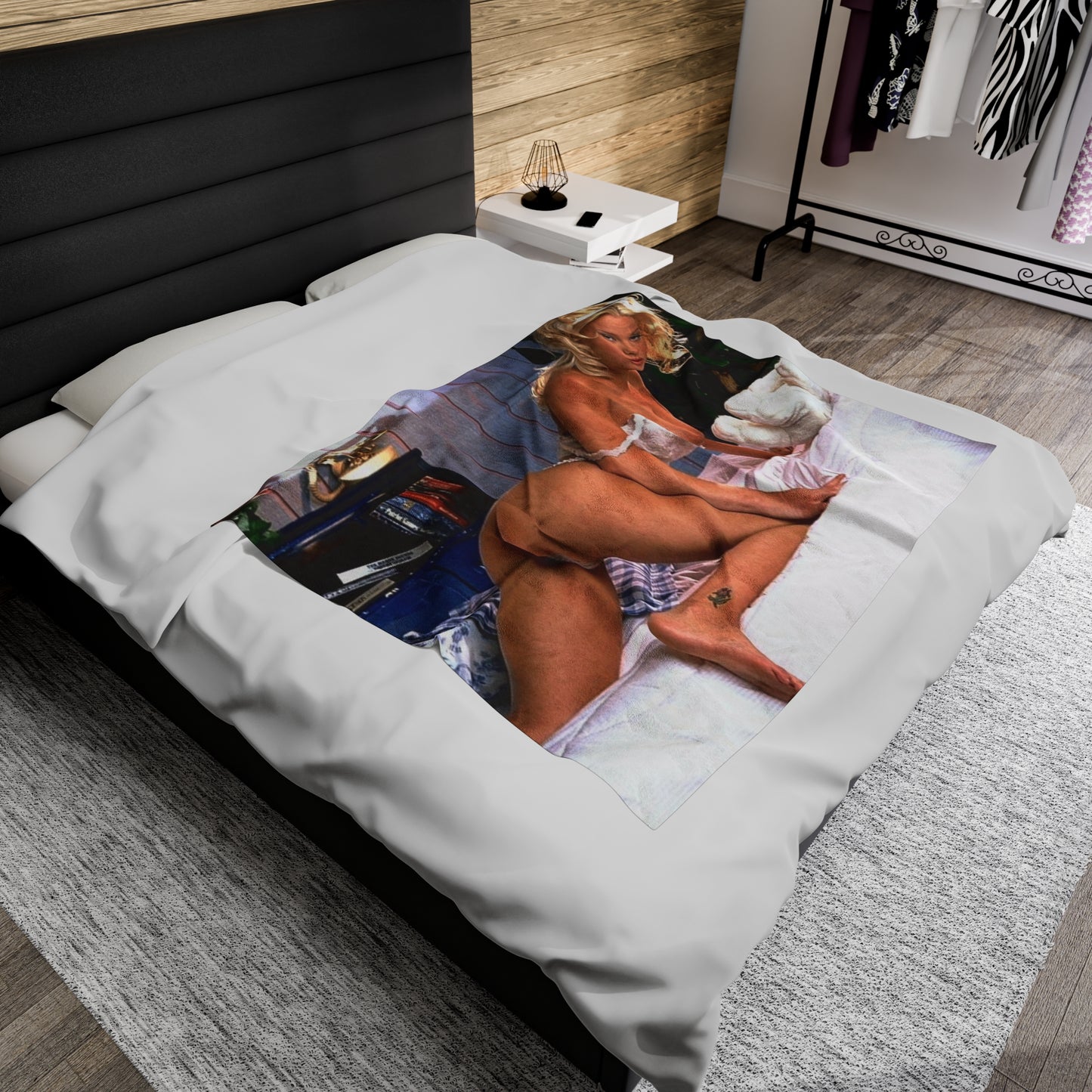 Velveteen Plush Blanket Pornstar Chloe Jones Nude