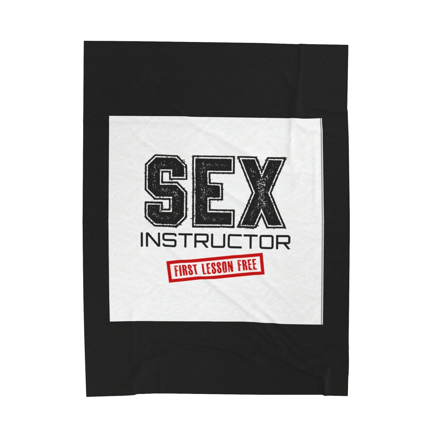 Velveteen Plush Blanket Sex Instructor