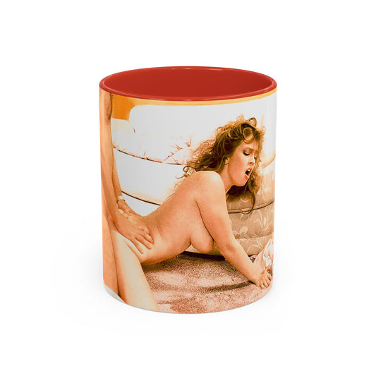 Accent Coffee Mug (11, 15oz) Traci Lords Nude Naked Fucking Retro