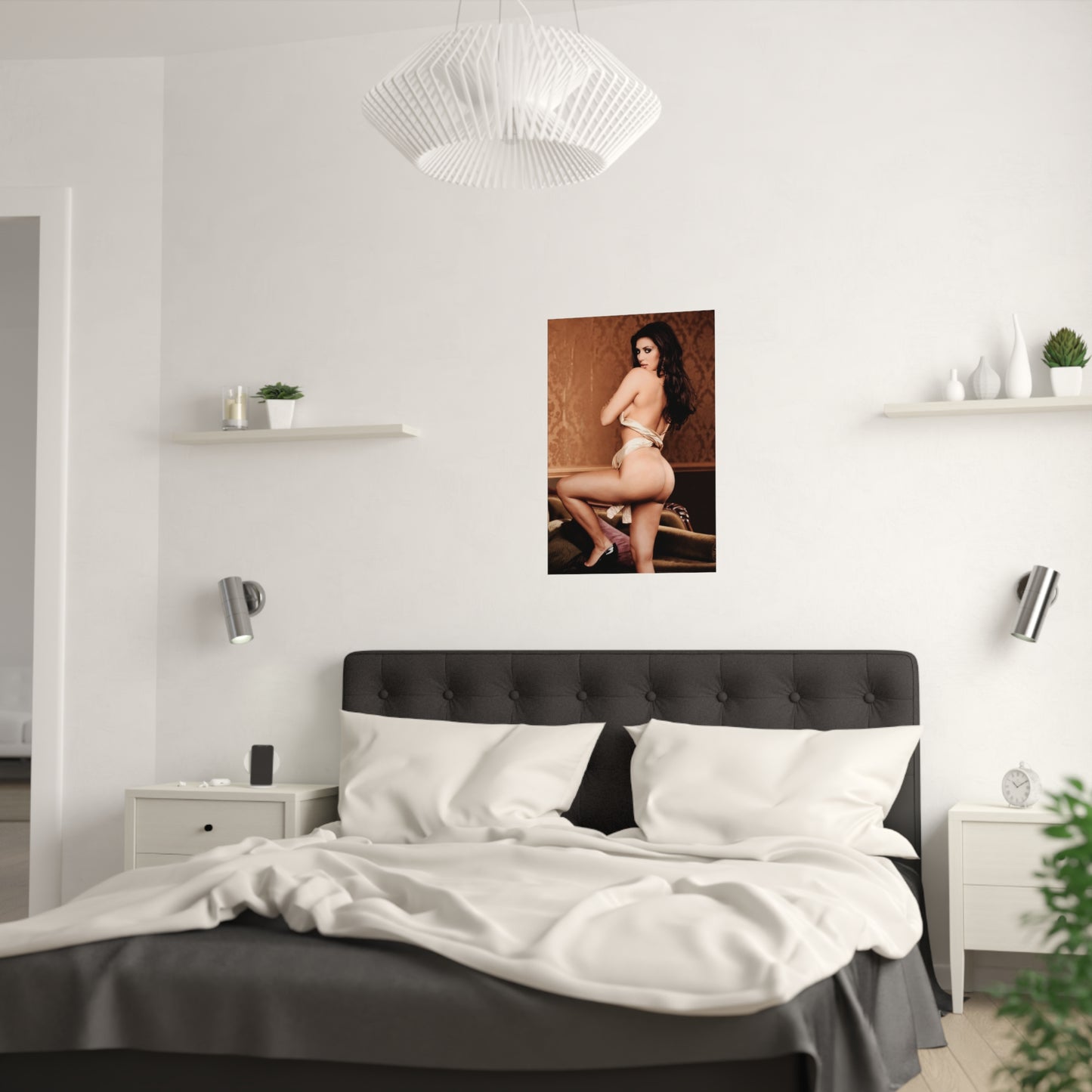 Satin Posters (210gsm) Kim Kardashian Nude