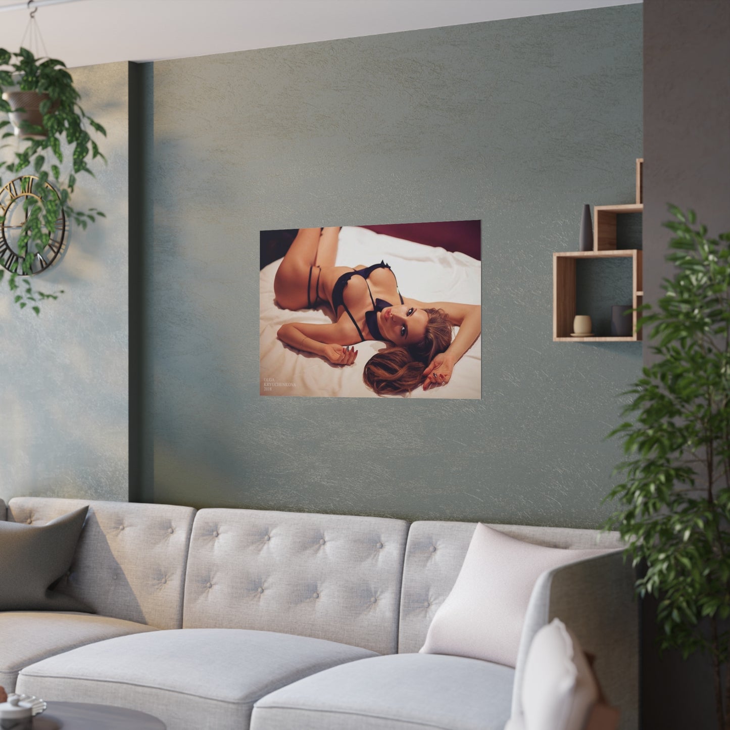 Satin Posters (210gsm) Sexy Naked Nude Pornstar