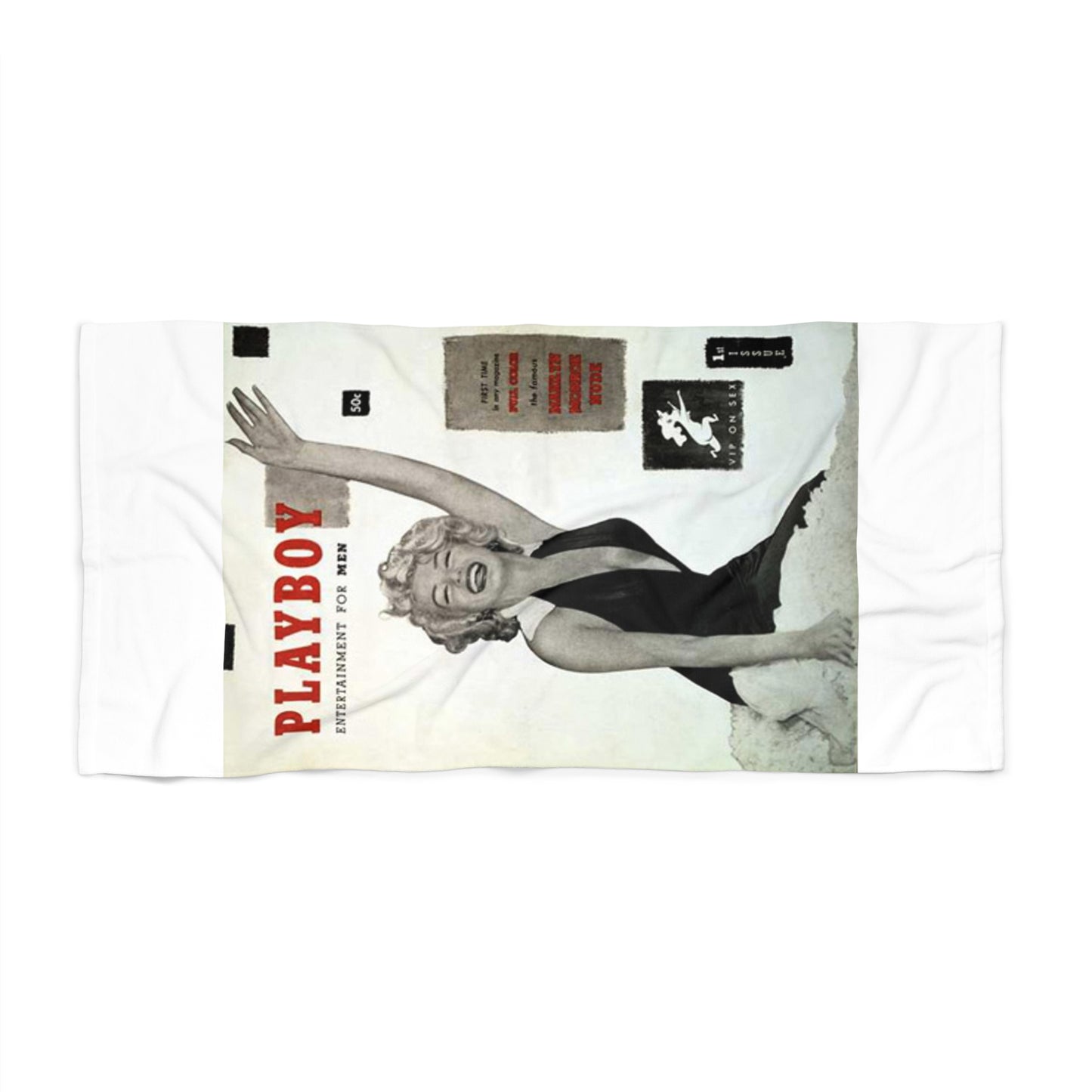 Beach Towel Playboy March 1953 Marilyn Monroe