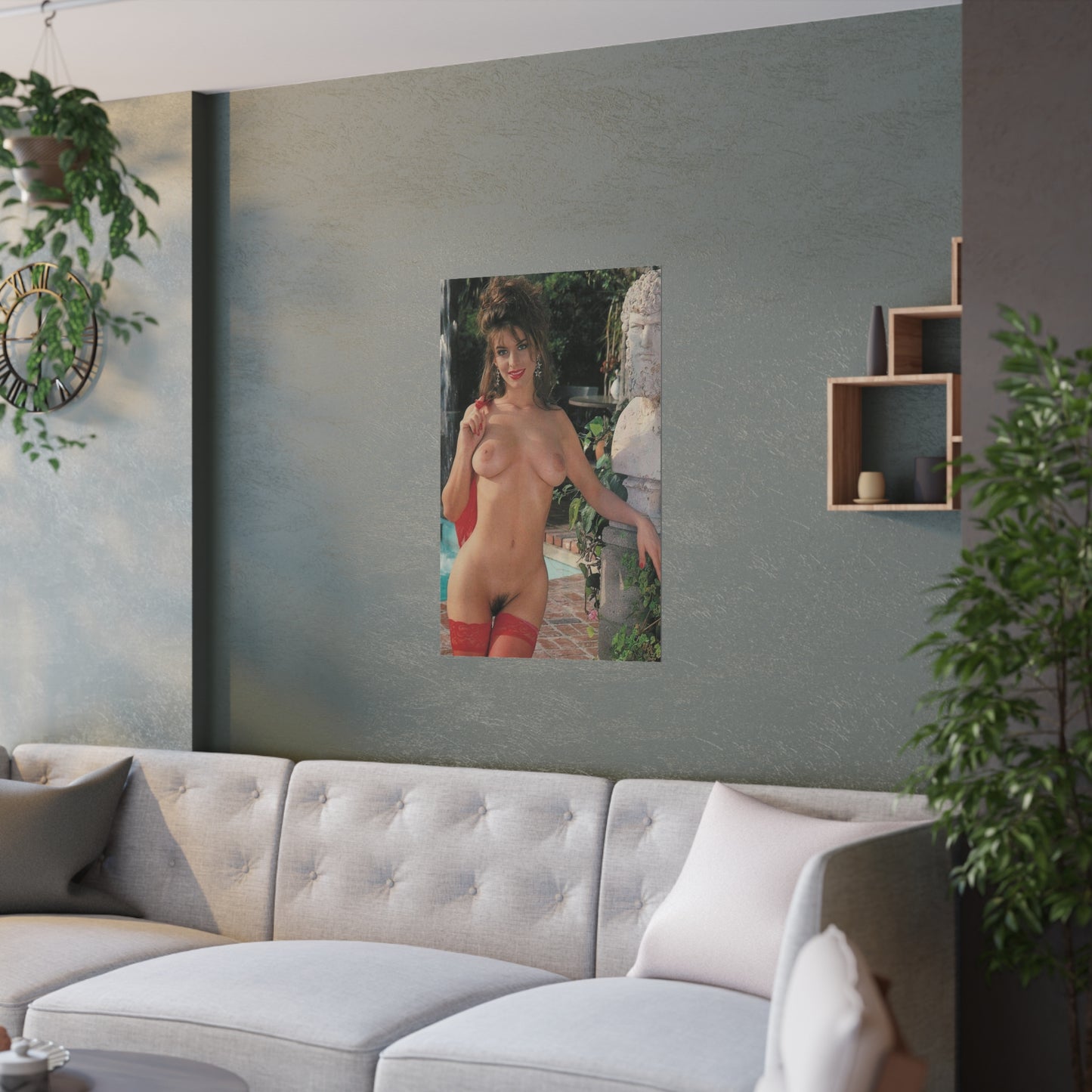 Satin Posters (210gsm) Retro Pornstar Nikki Dial