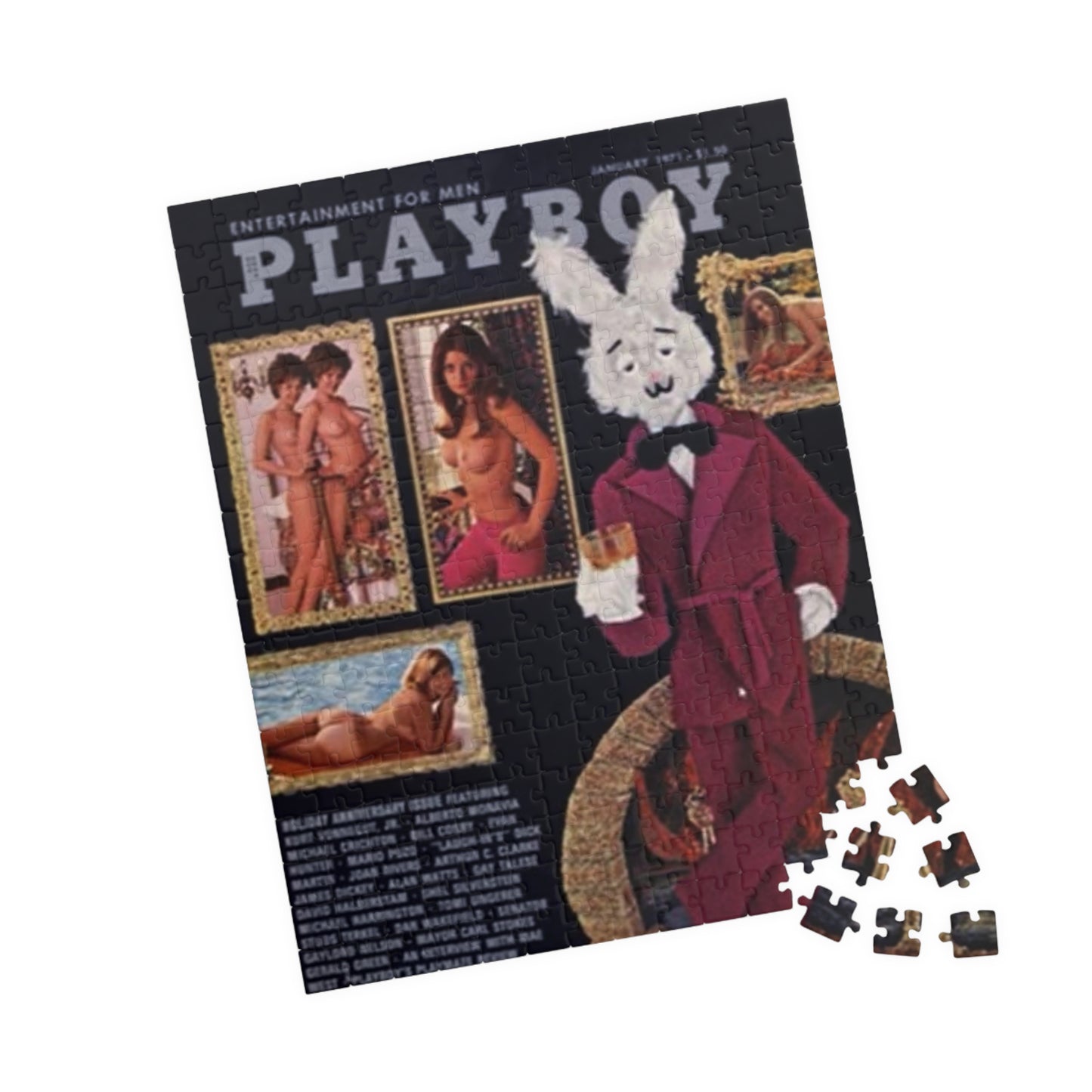 Puzzle (110, 252, 500, 1014-piece) Playboy Cover January 1971