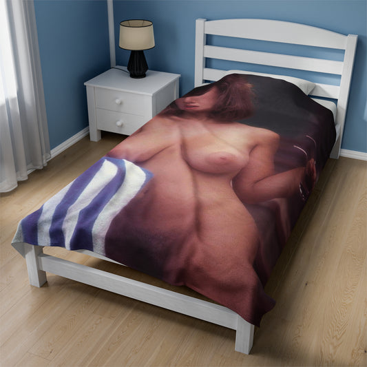 Velveteen Plush Blanket Christy Canyon