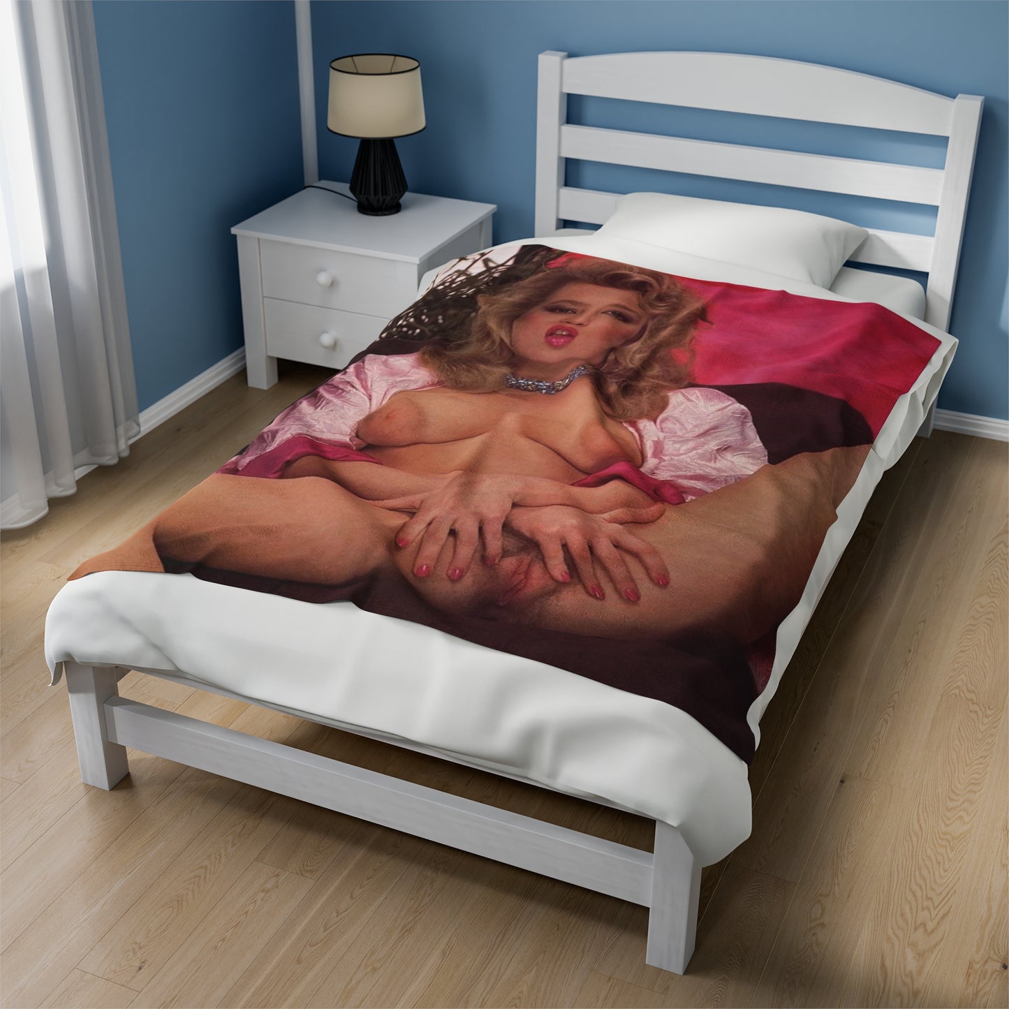 Velveteen Plush Blanket Traci Lords Nude