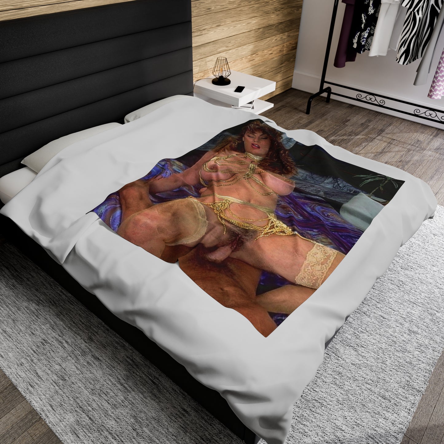 Velveteen Plush Blanket Christy Canyon