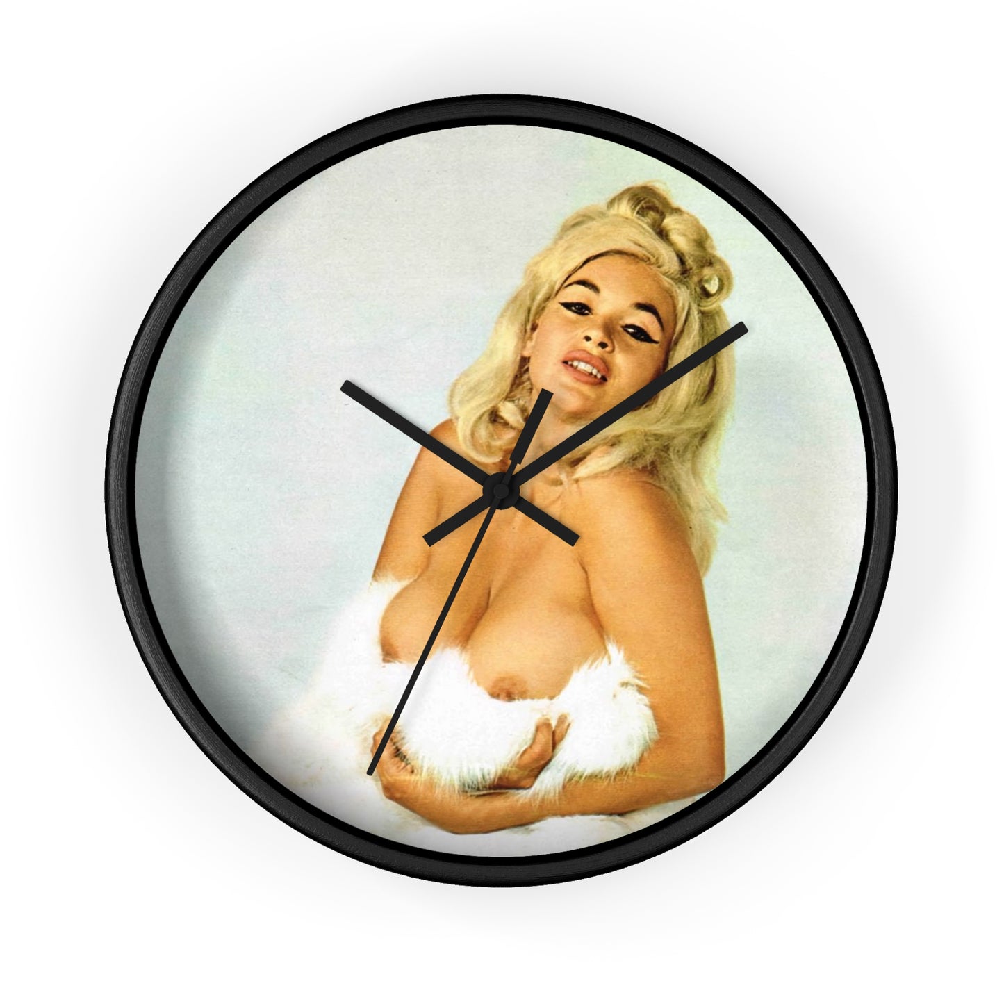 Wall Clock Jayne Mansfield Nude