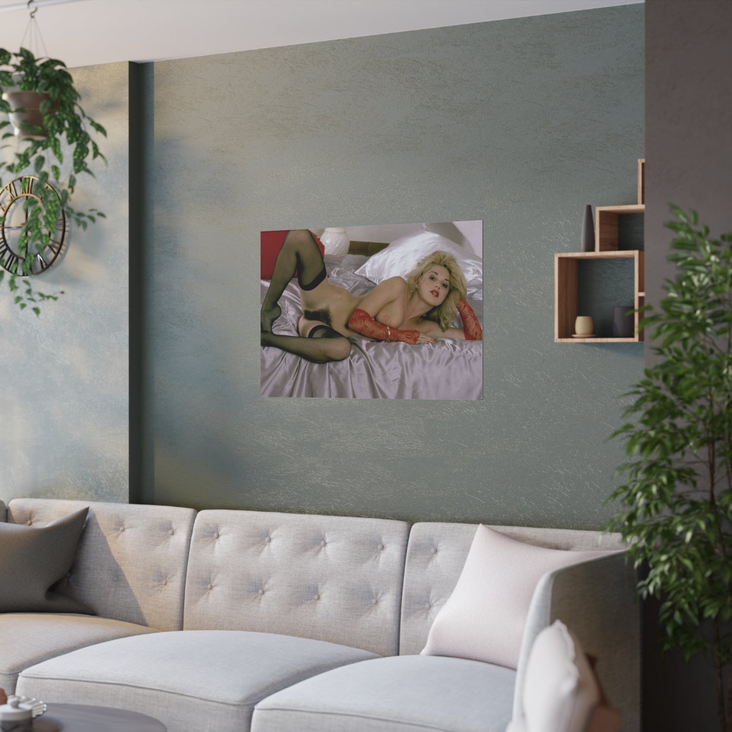 Satin Posters (210gsm) Retro French Porn Star Marilyn Jess