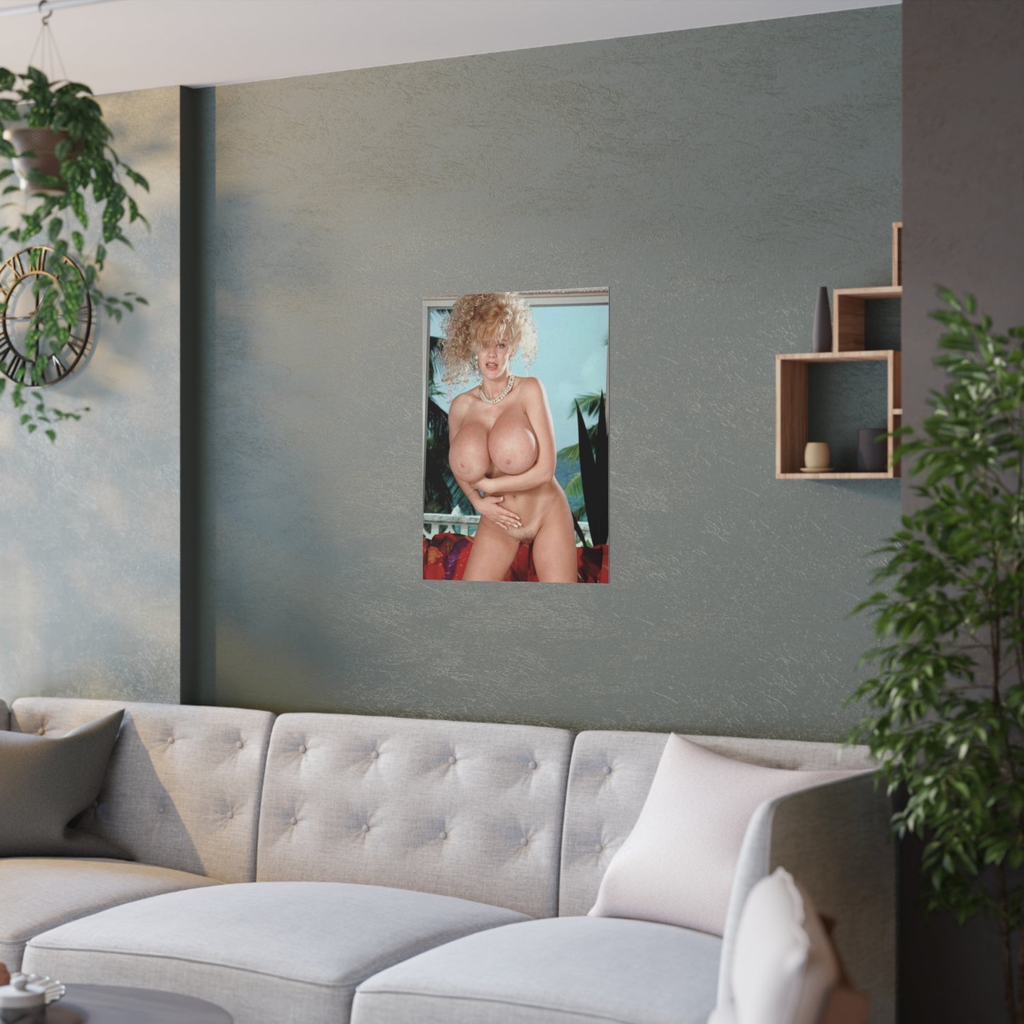 Satin Posters (210gsm) Busty Candy Cantaloupes Nude