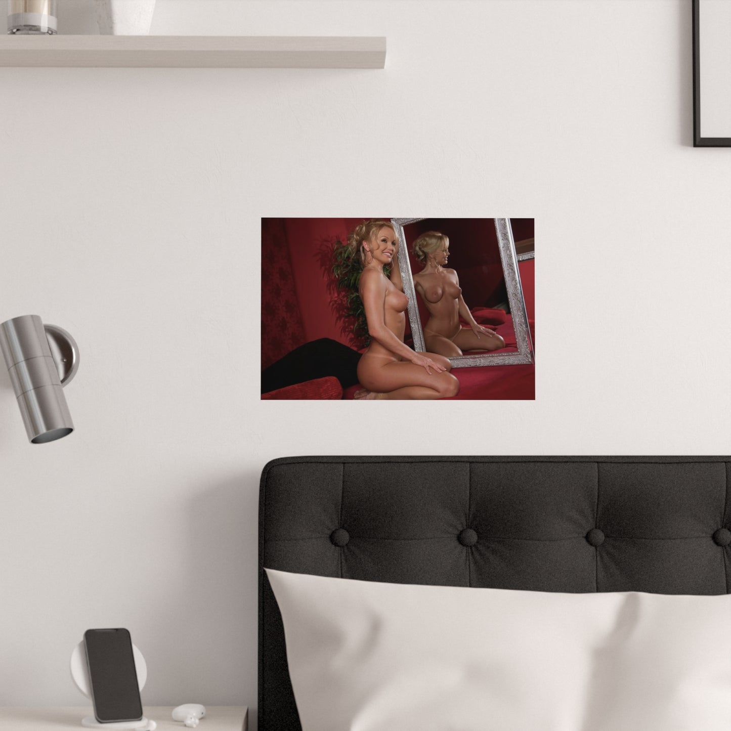 Satin Posters (210gsm) Retro Adult Star Sylvia Saint Nude