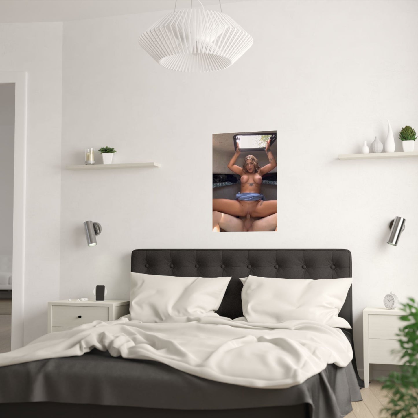 Satin Posters (210gsm) Sexy Teen Fucking In Camper