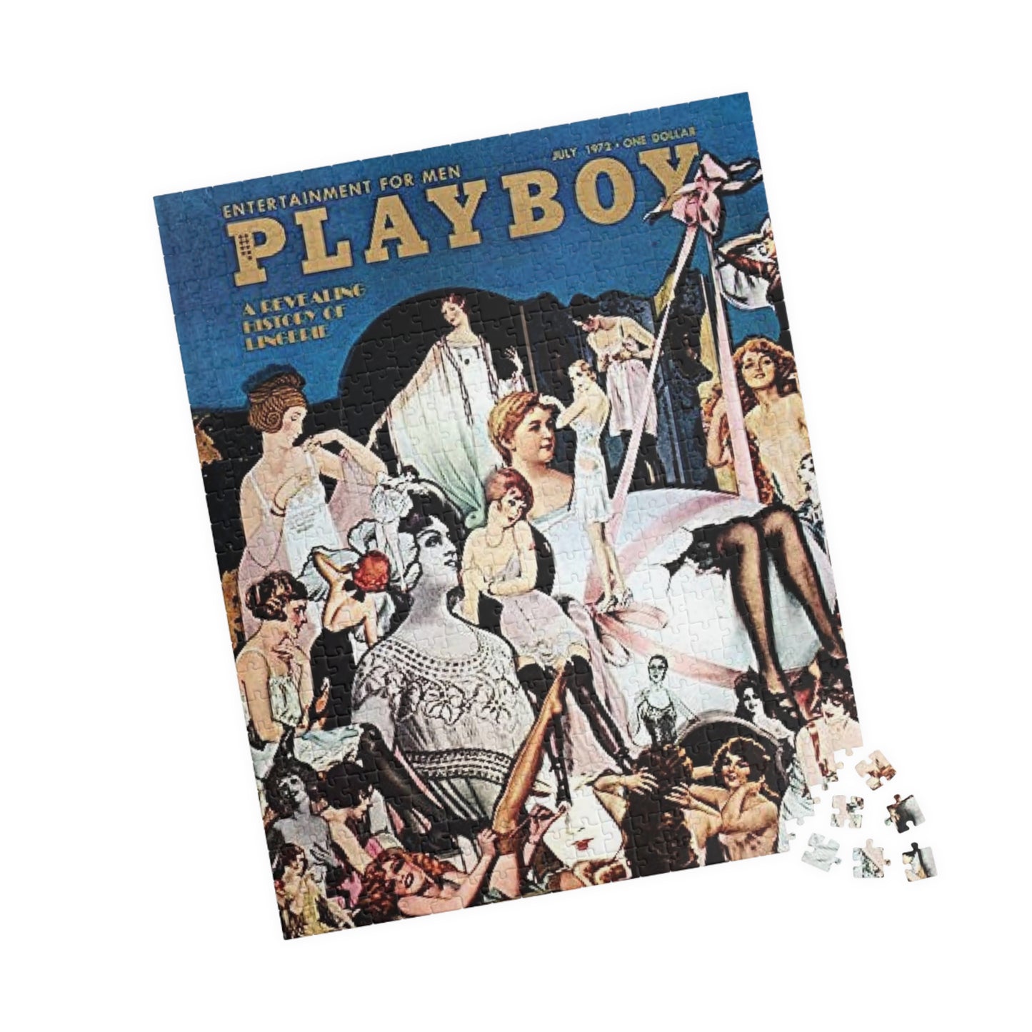 Puzzle (110, 252, 500, 1014-piece) Playboy Cover July 1972