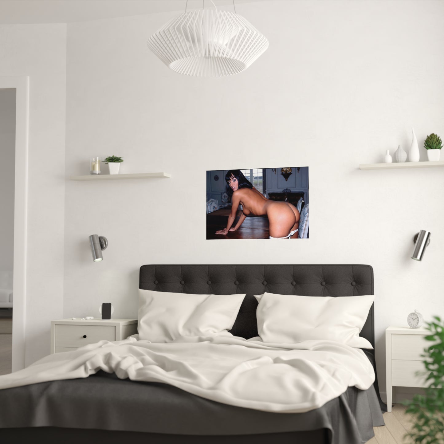 Satin Posters (210gsm) Retro Pornstar Anita Blond