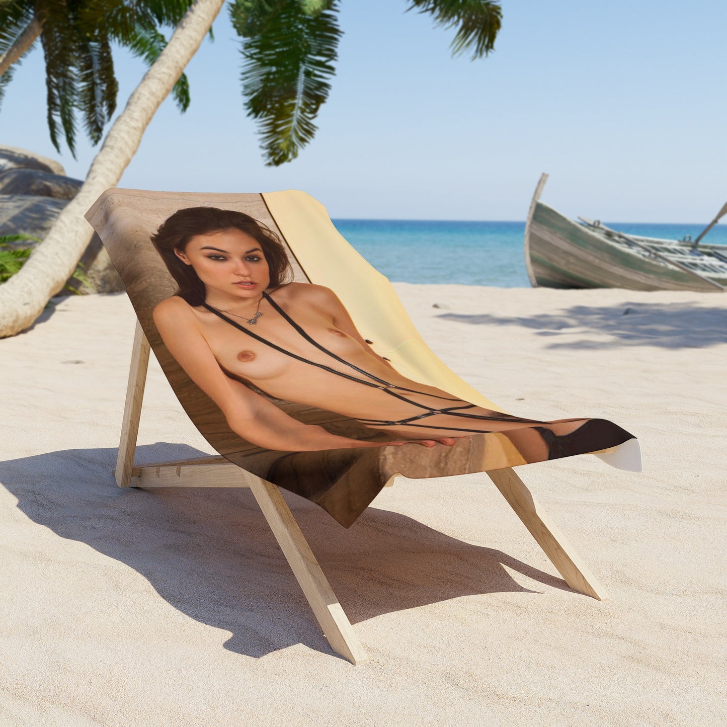 Beach Towel Adult Star Sasha Grey Nude