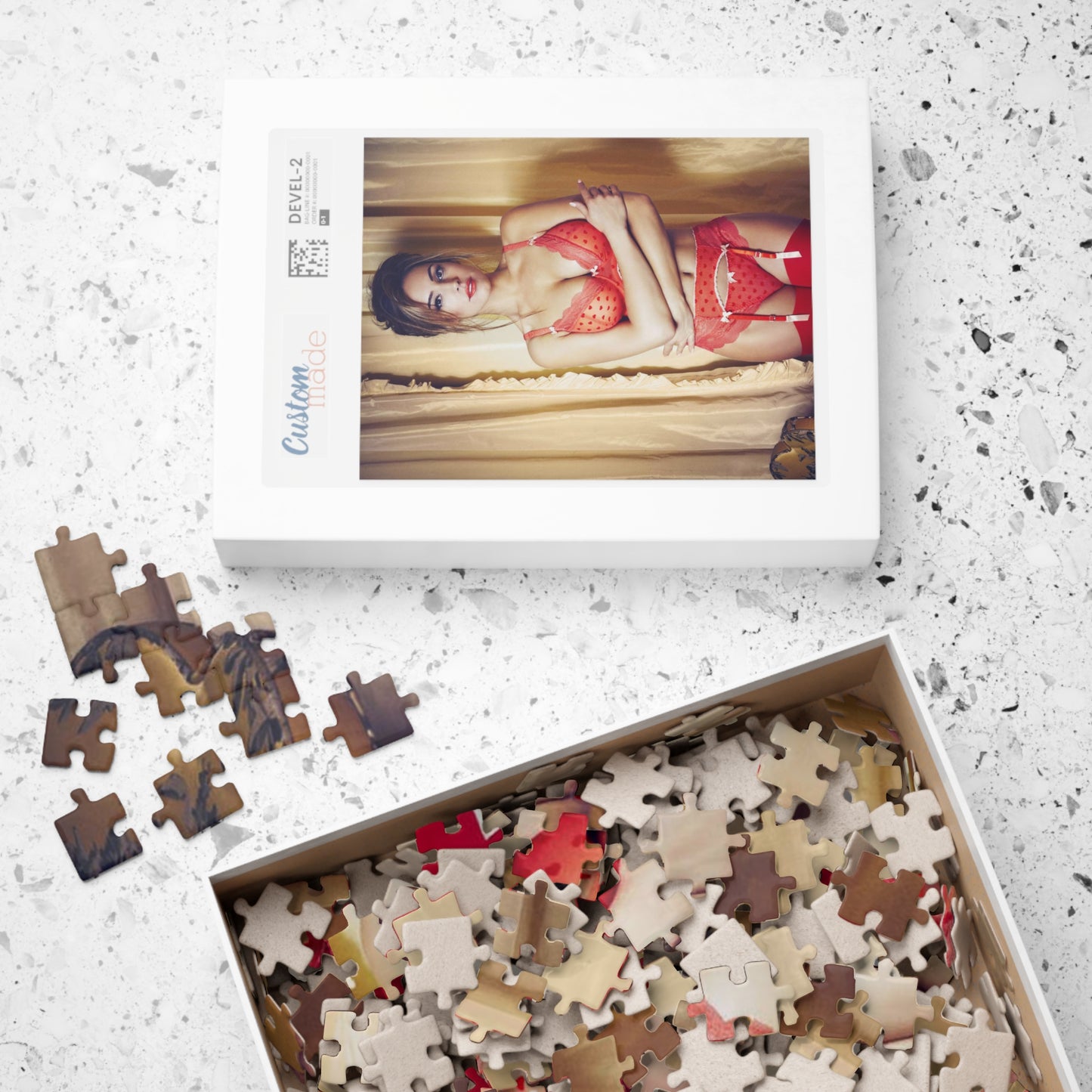 Puzzle (110, 252, 520, 1014-piece) Kelly Brook Lingerie