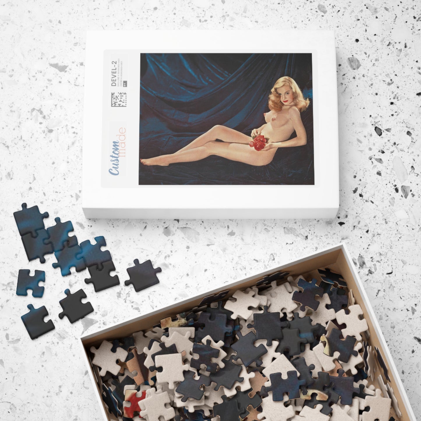 Puzzle (110, 252, 500, 1014-piece) Playboy Playmate April 1954 Marilyn Waltz