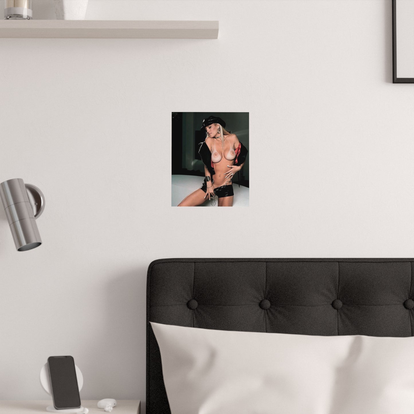 Satin Posters (210gsm) Retro Adult Star Janine Lindenmulder Nude