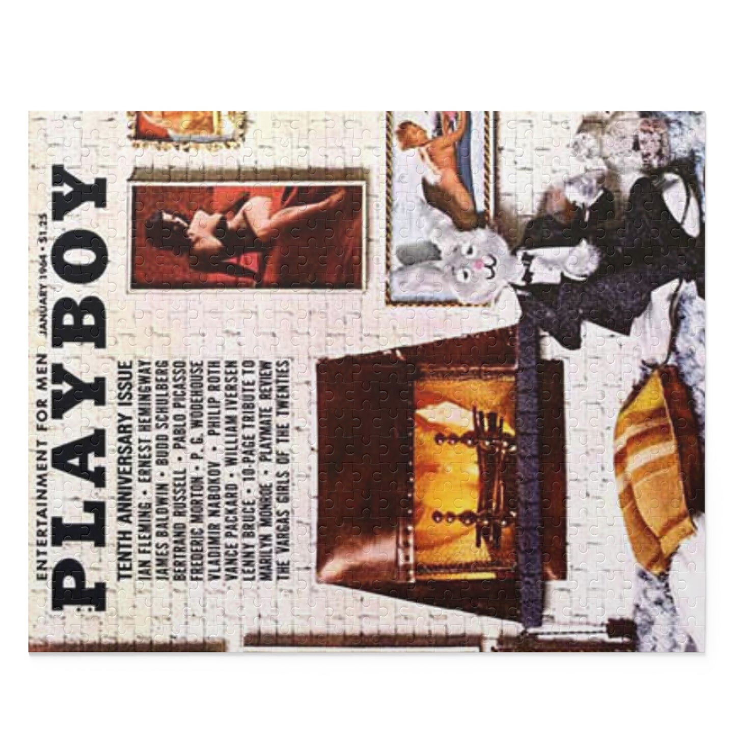 Puzzle (120, 252, 500-Piece) Playboy Cover January 1964