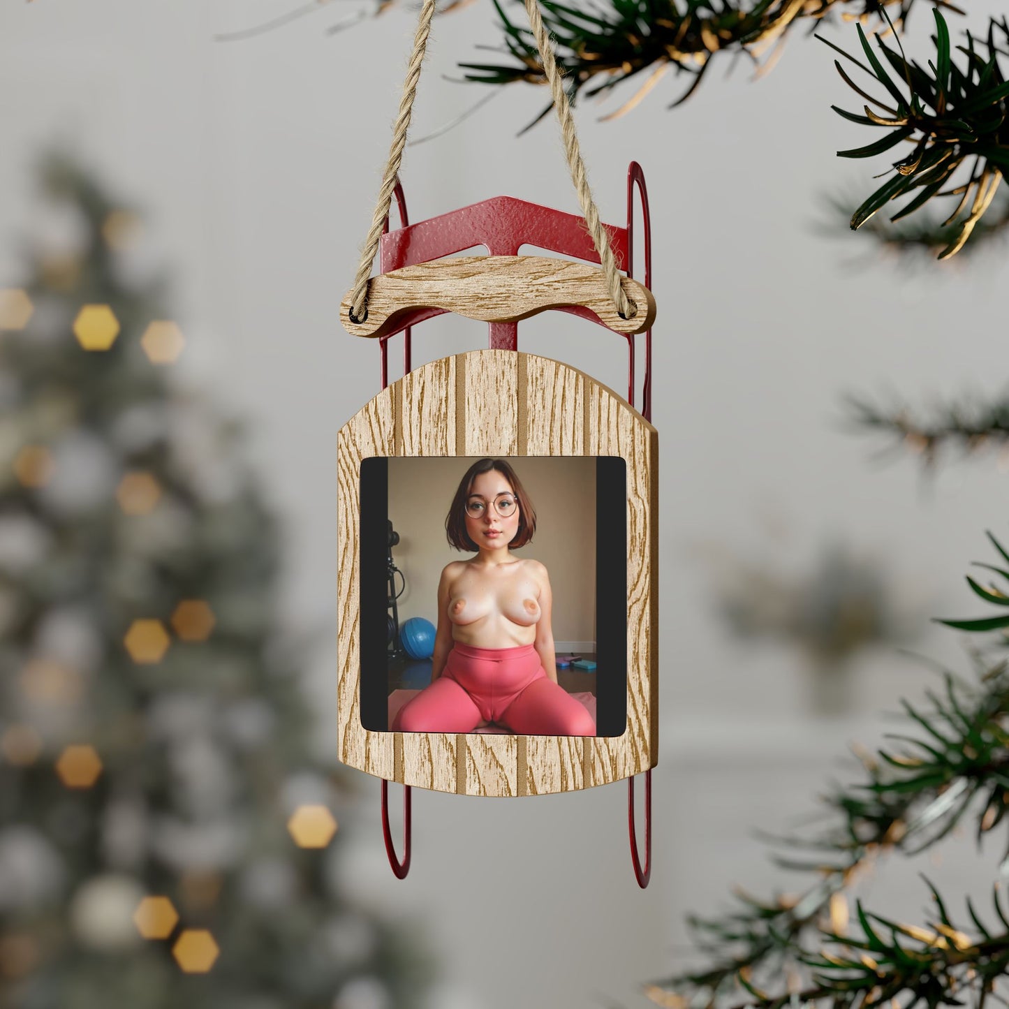 Sled Ornaments Meg Griffin Nude