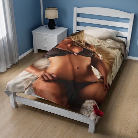 Velveteen Plush Blanket Sara Jean Underwood