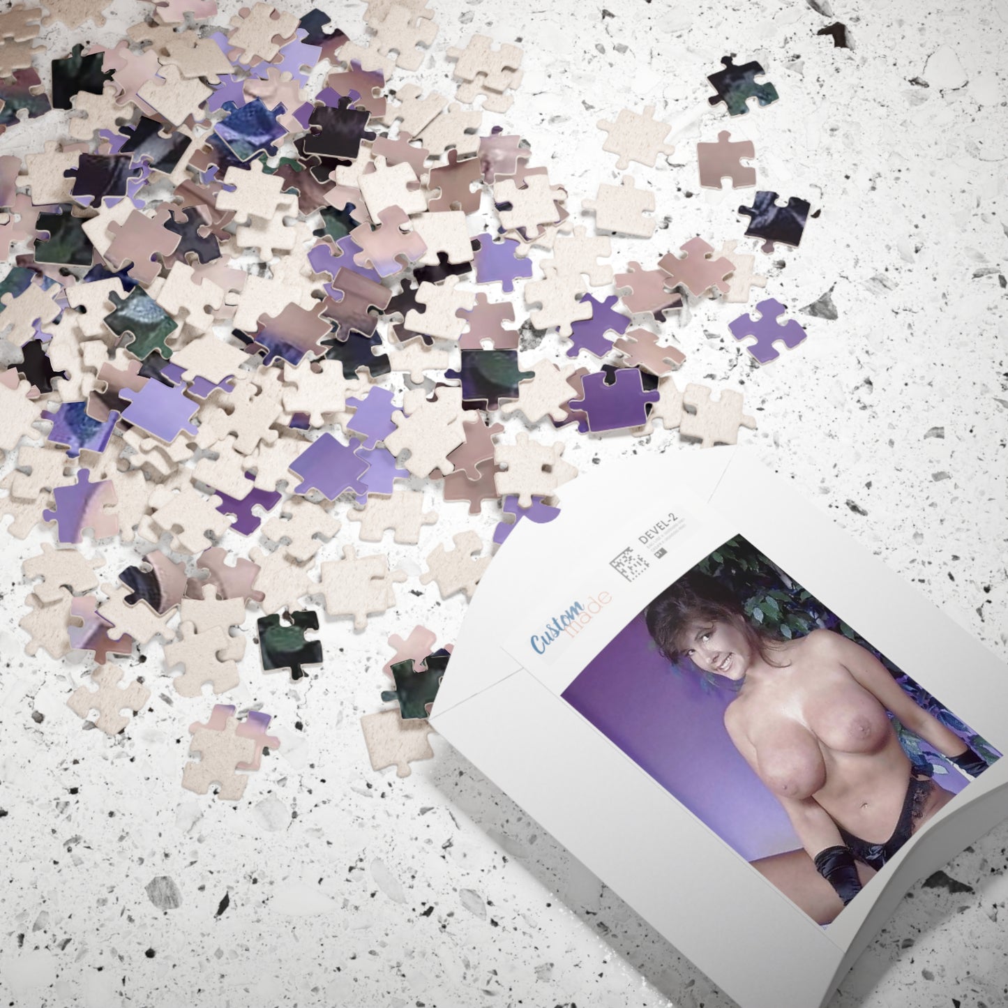 Puzzle (110, 252, 520, 1014-piece) Retro Pornstar Holly Body Nude