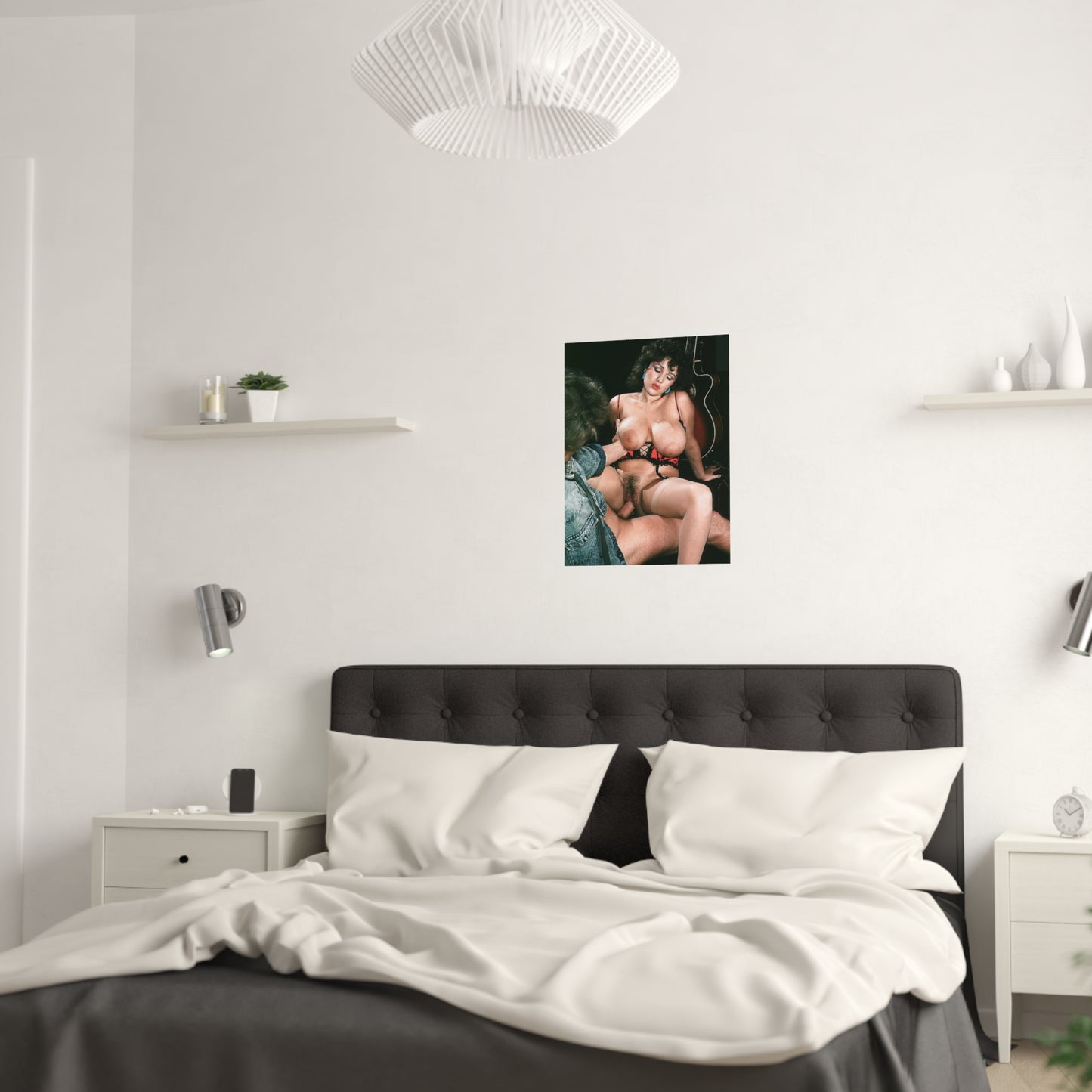 Satin Posters (210gsm) Hot Hardcore Porno Porn Scene Jennifer Eccles Retro Busty Fucking Sex