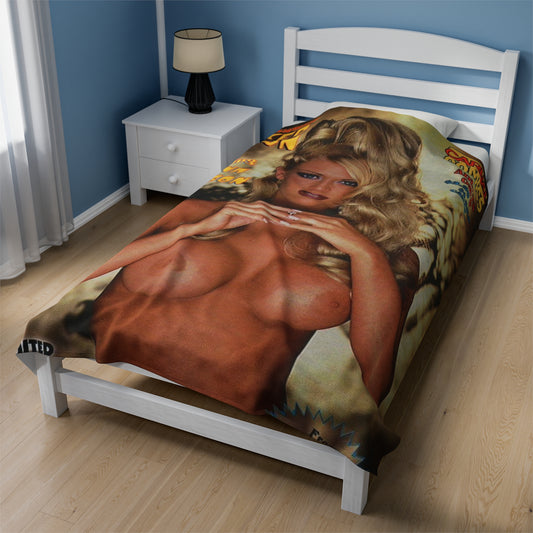 Velveteen Plush Blanket Pornstar Jenna Jameson Nude