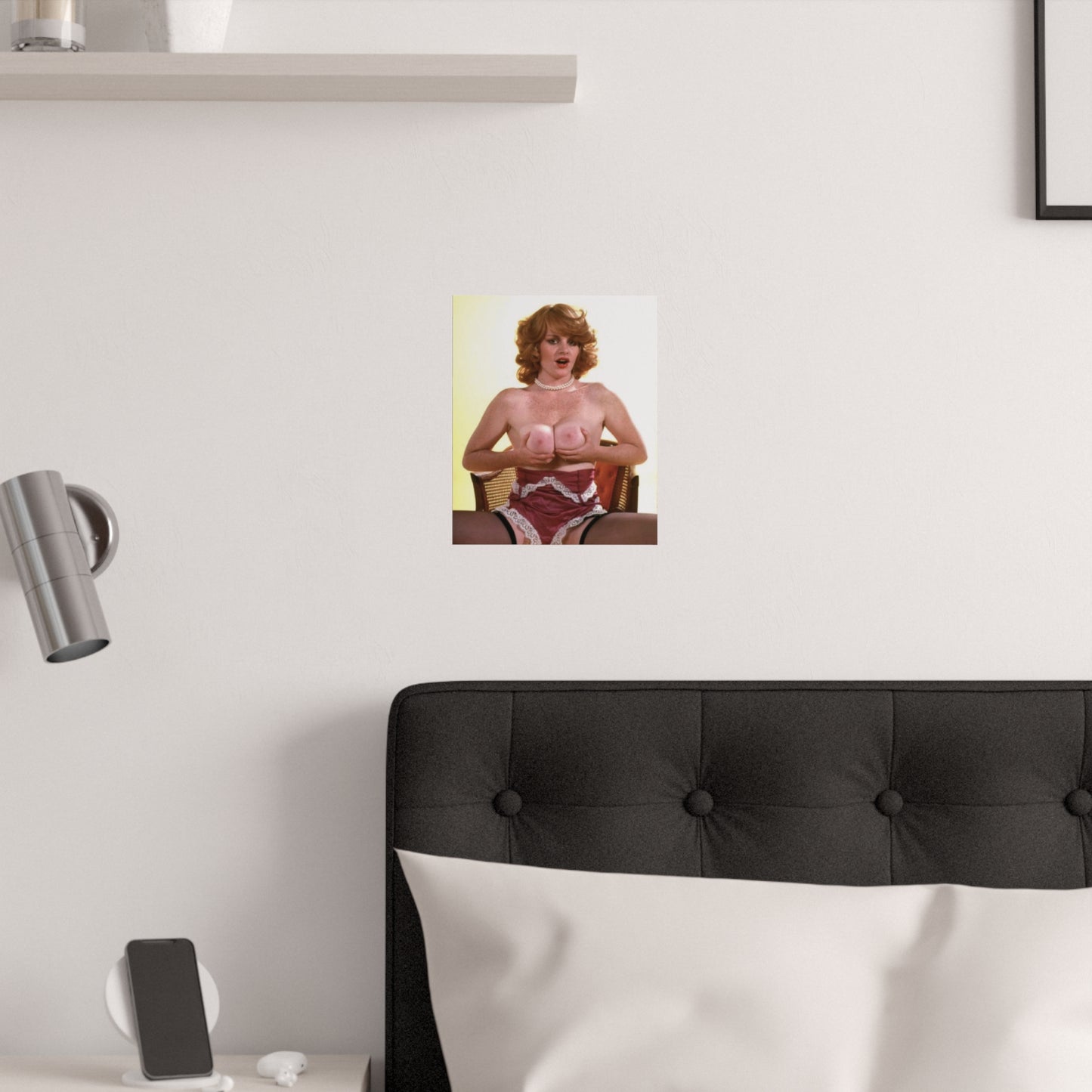 Satin Posters (210gsm) Retro Pornstar Lisa De Leeuw Nude