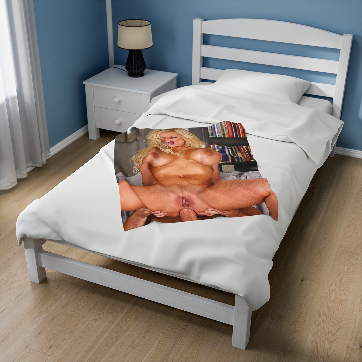 Velveteen Plush Blanket Shyla Stylez Nude