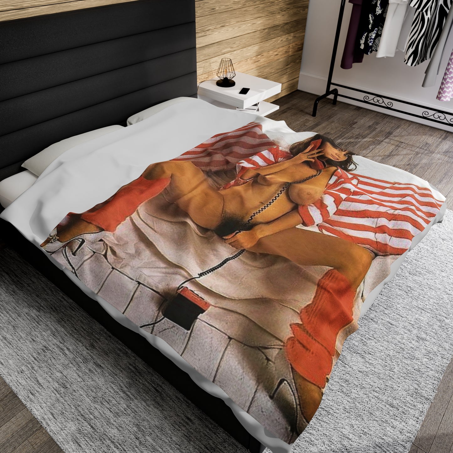 Velveteen Plush Blanket Porn Star Christy Canyon Nude